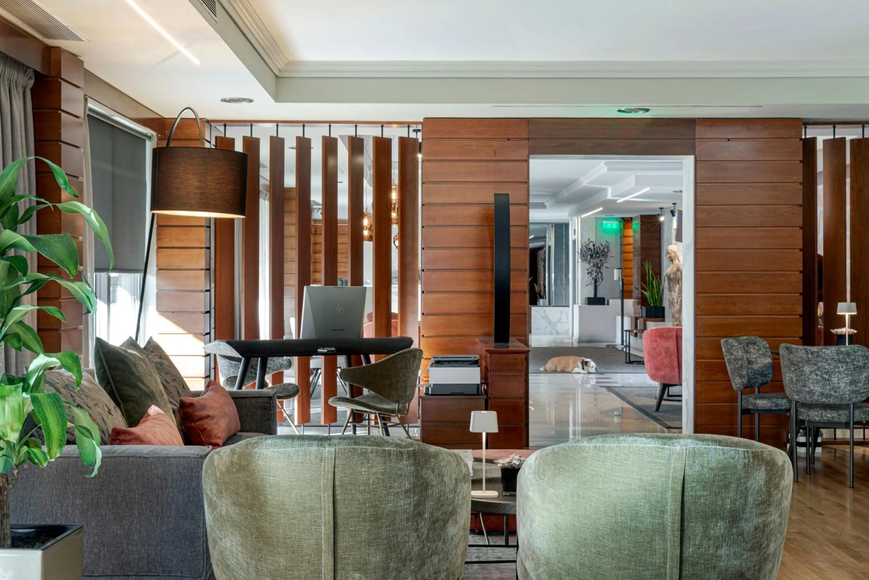 Seating area in Blazer Suites Hotel