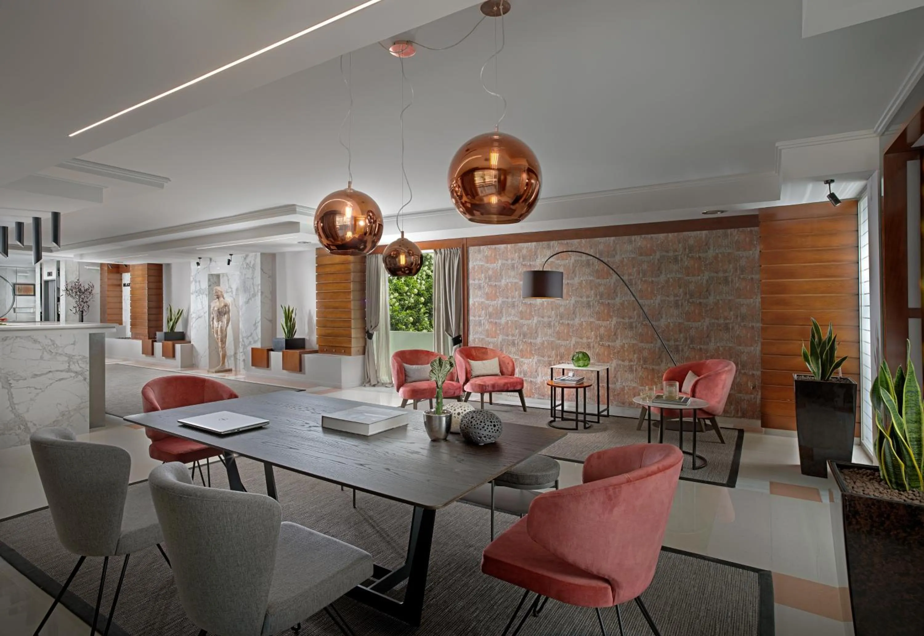 Lobby or reception in Blazer Suites Hotel