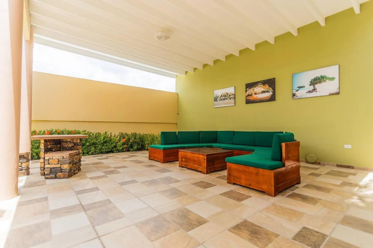 Seating area in Juanedu Suites