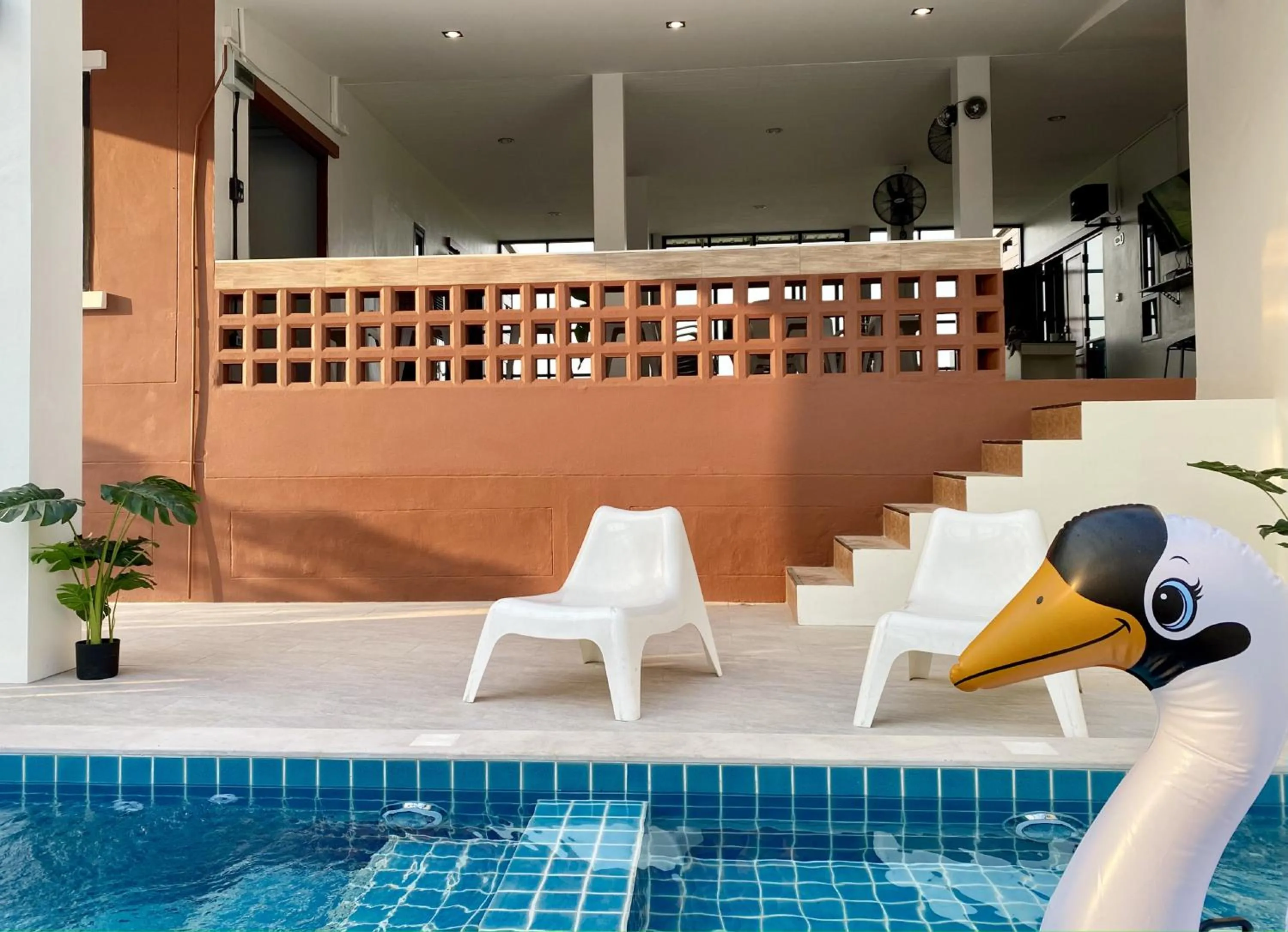 Patio in Maerim Villa&Pool