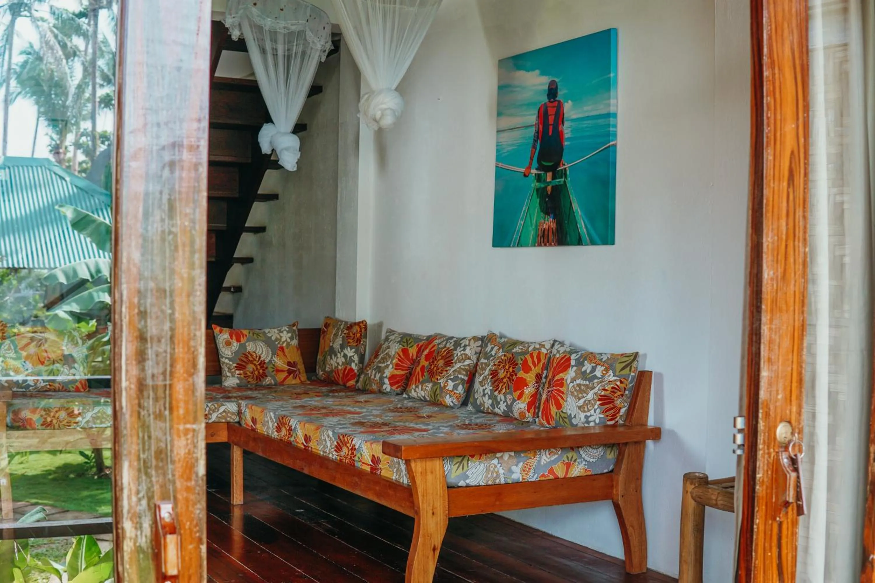 Living room in Ferra Resort Siargao