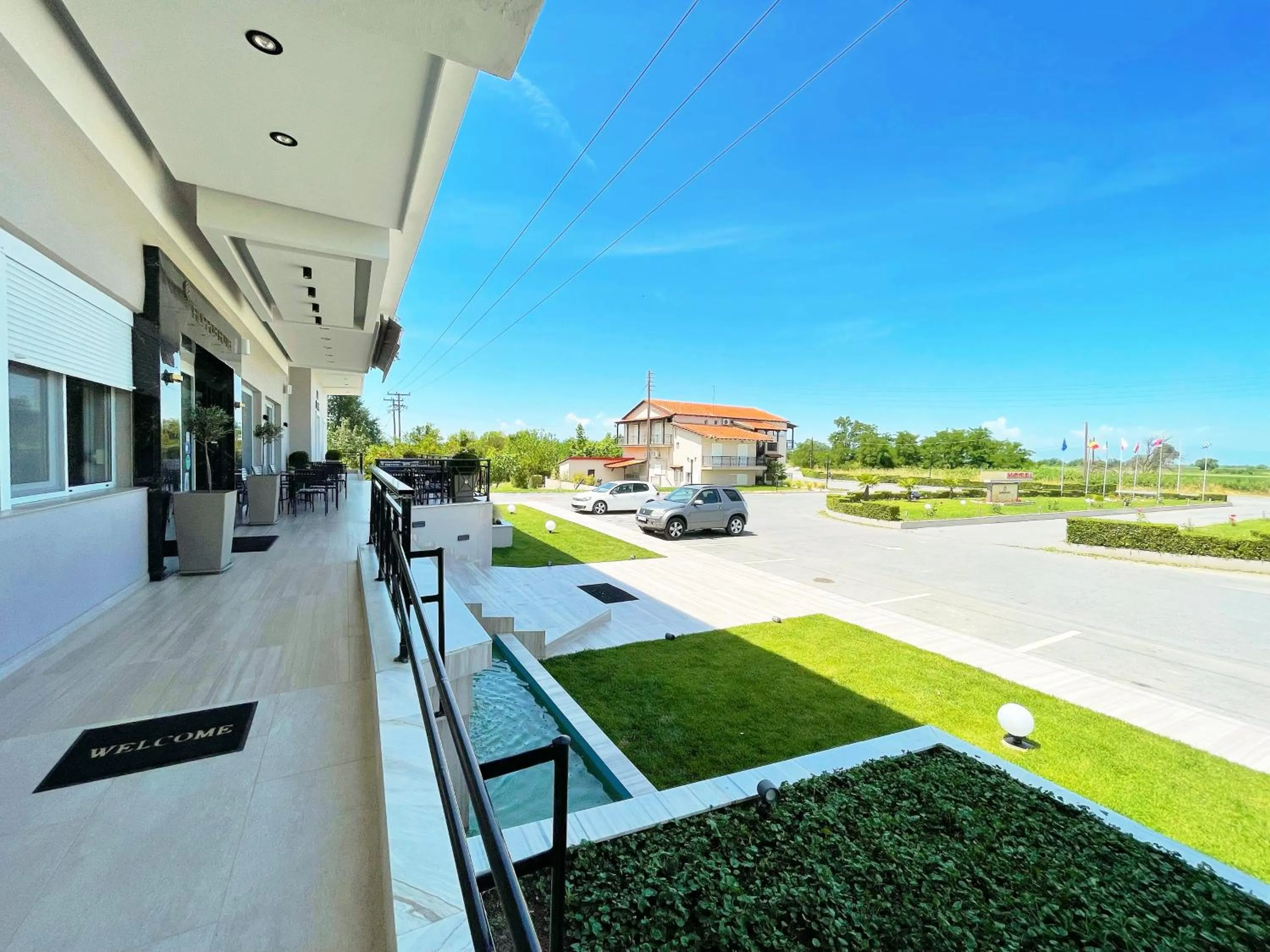 Facade/entrance in Filippos Hotel