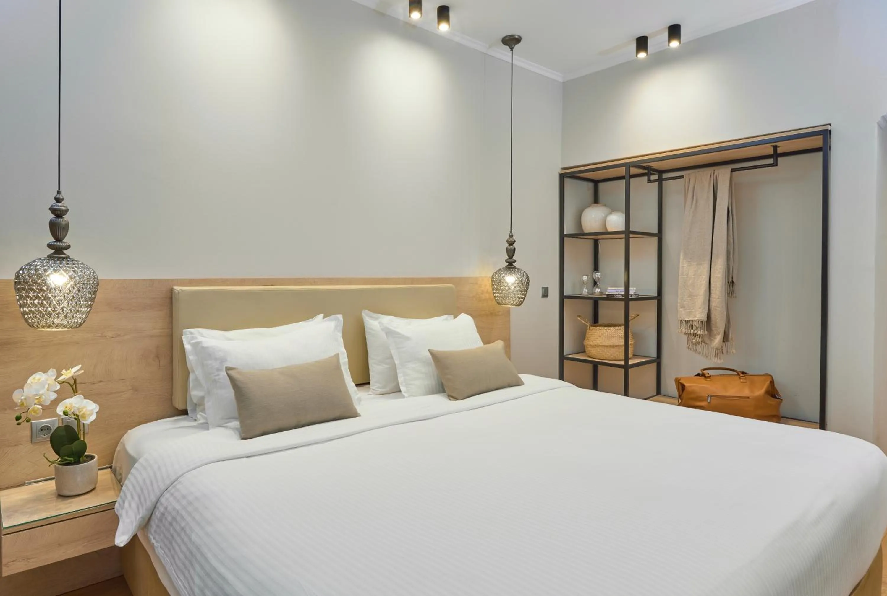 Bed in Filippos Hotel