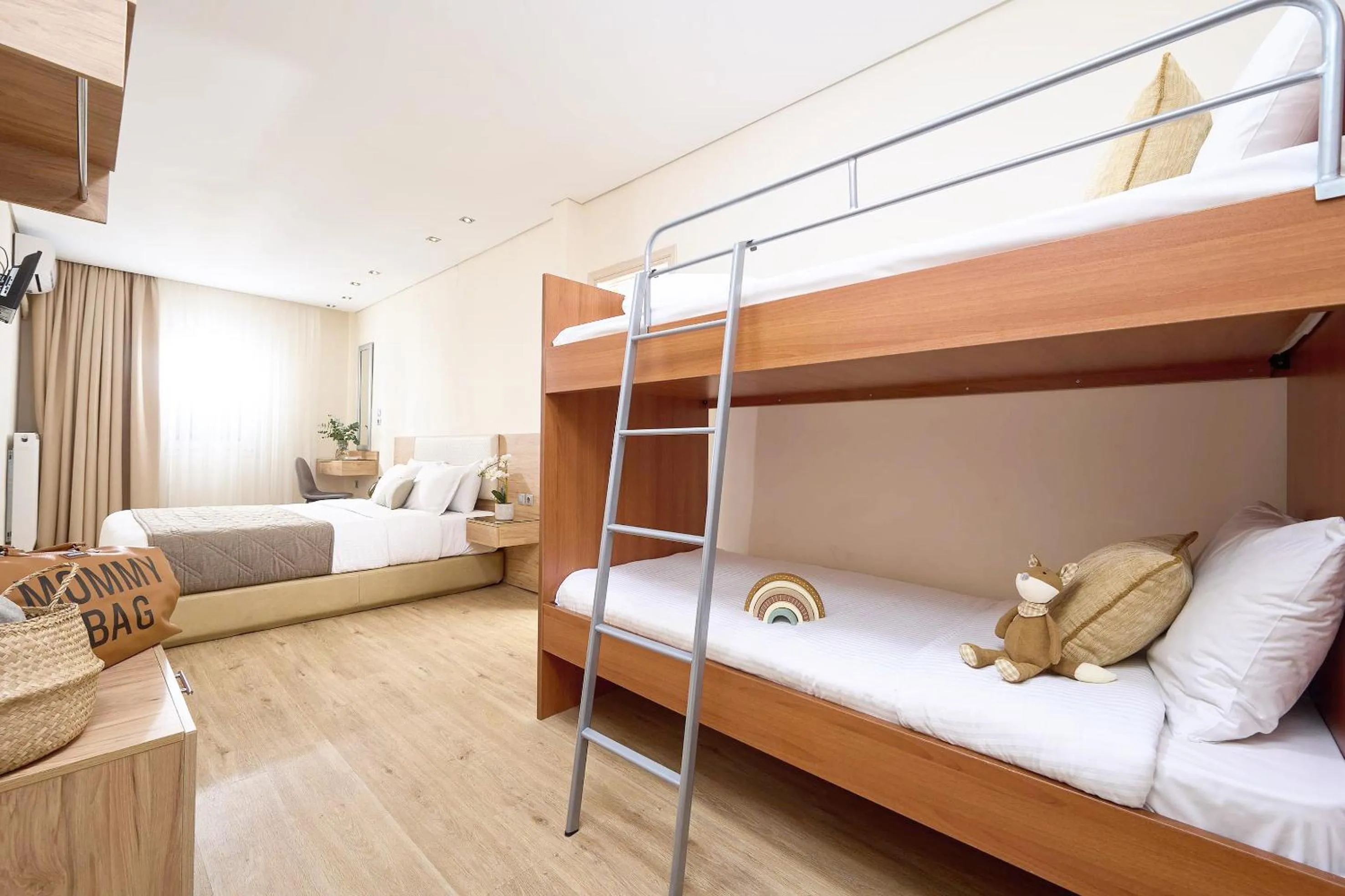 Bed in Filippos Hotel