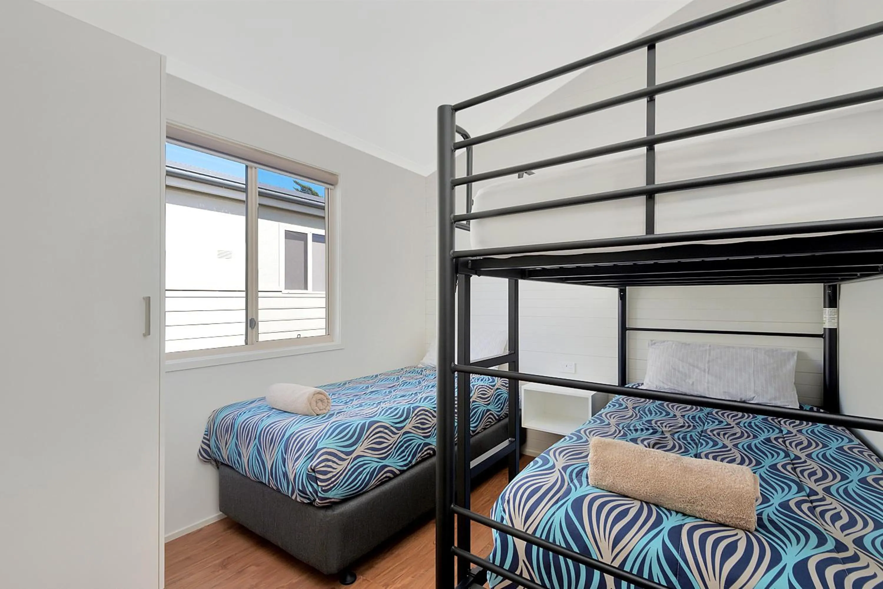 Bed in Moonta Bay Holiday Park