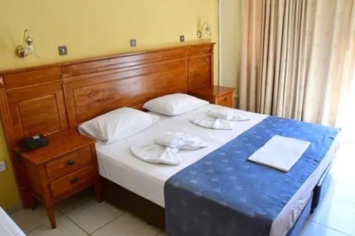 Bed in Galini Hotel