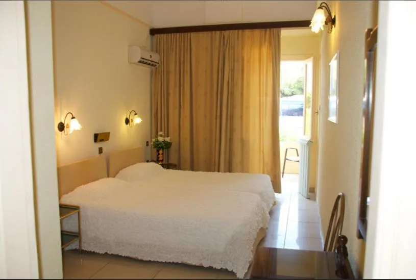 Photo of the whole room, Bed in Galini Hotel