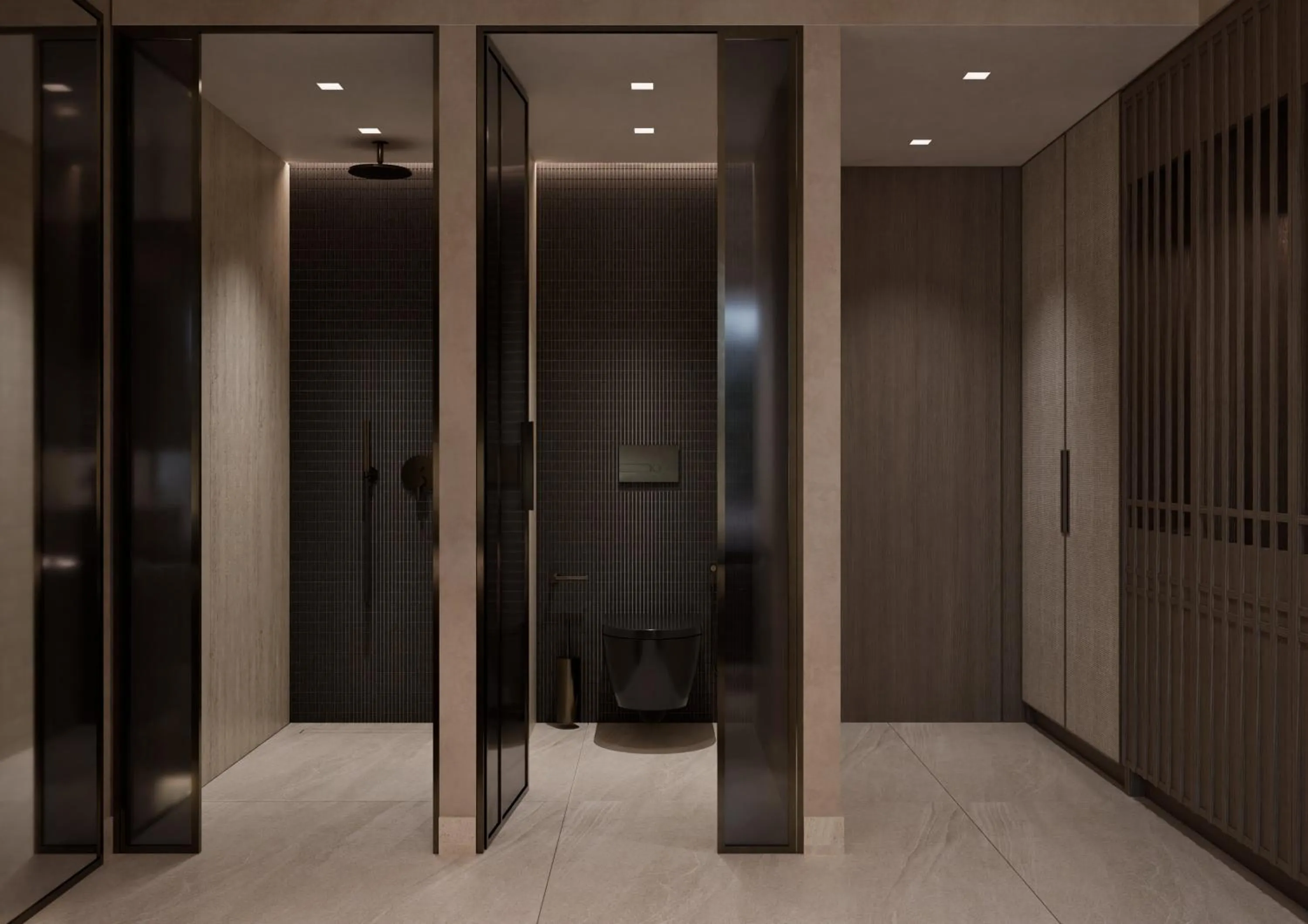 Shower in Aegean Pearl