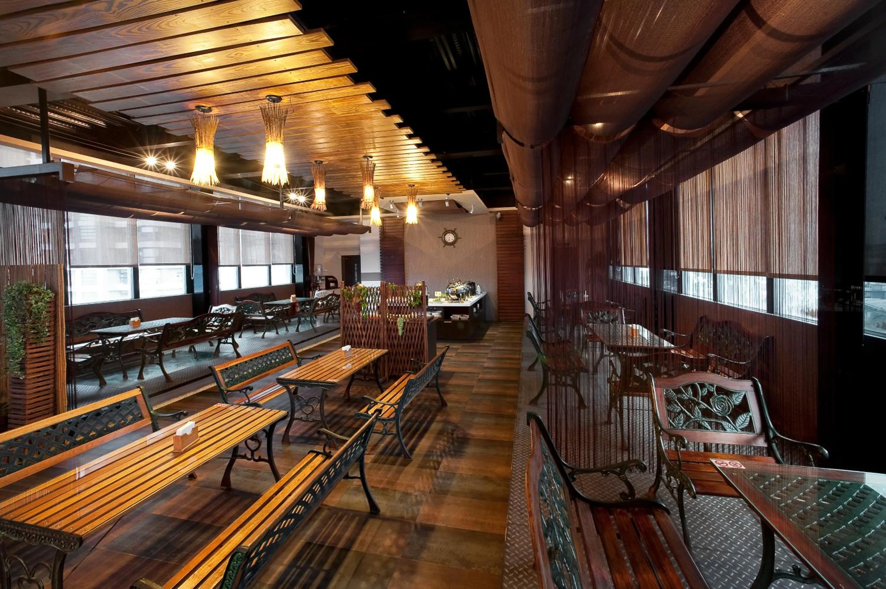 Dining area in One Fukun Hotel