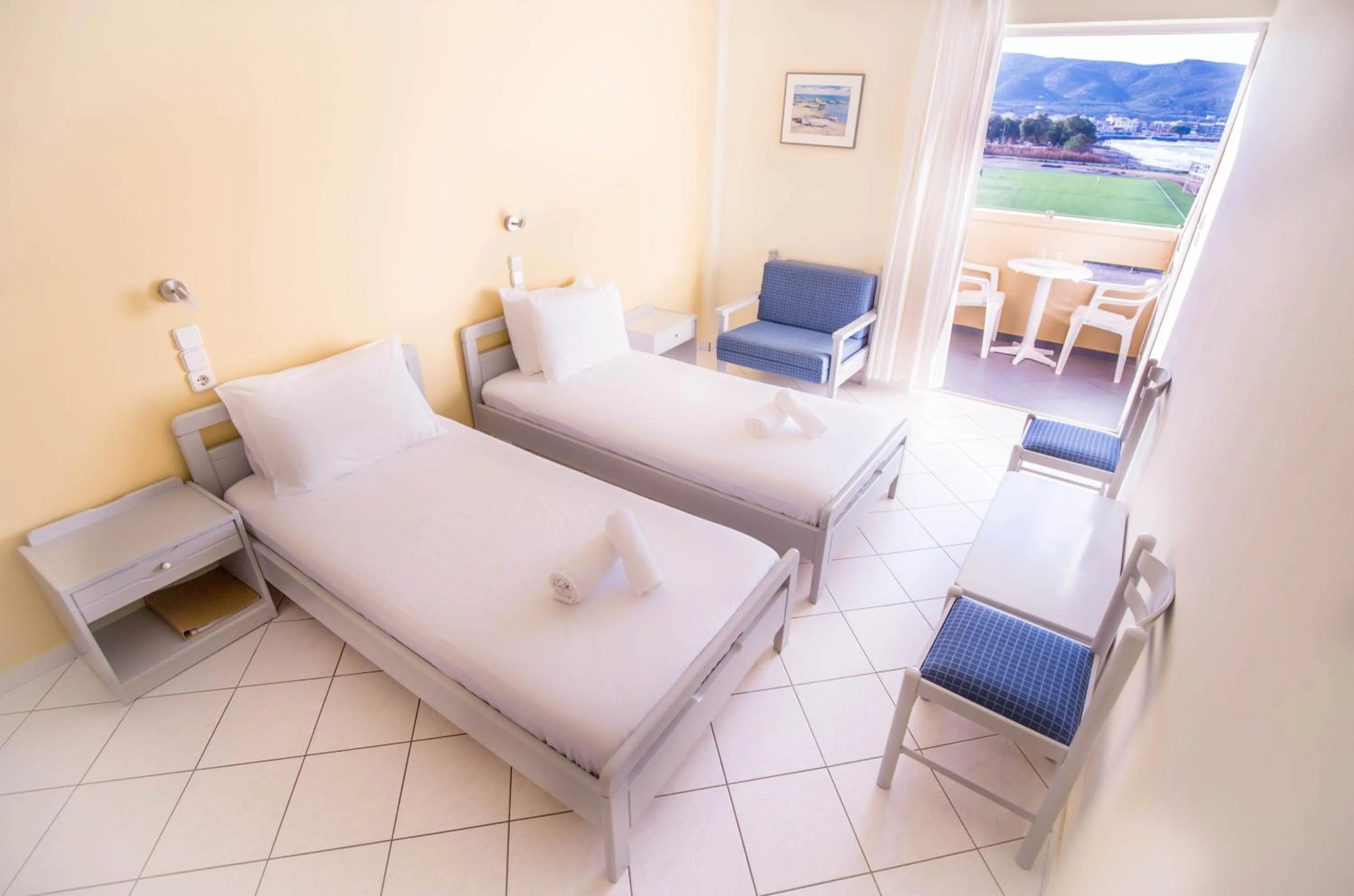 Double or Twin Room with Side Sea View in Galini Beach Hotel