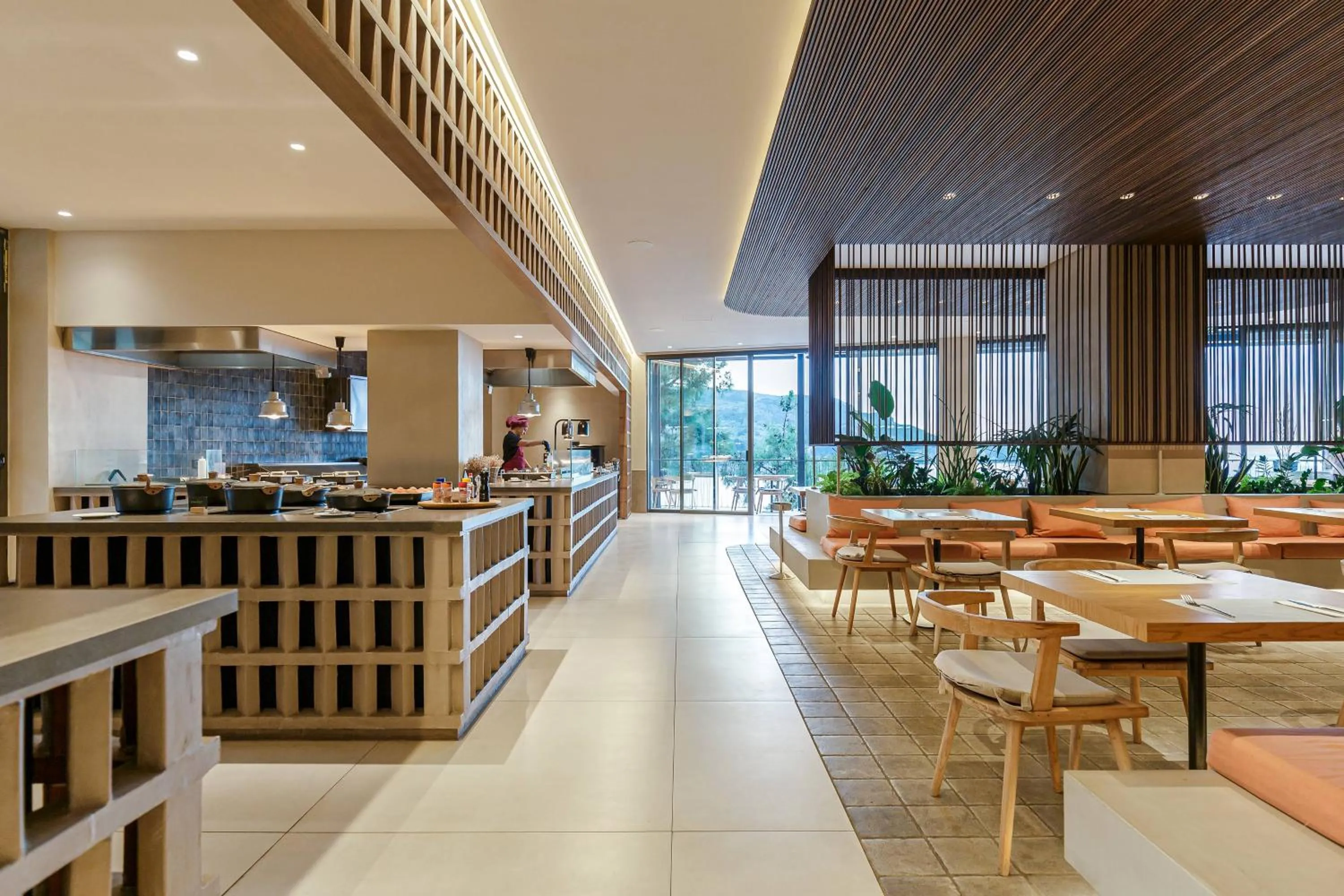 Buffet breakfast in Akrotiri Beach Resort & Spa - Adult Friendly