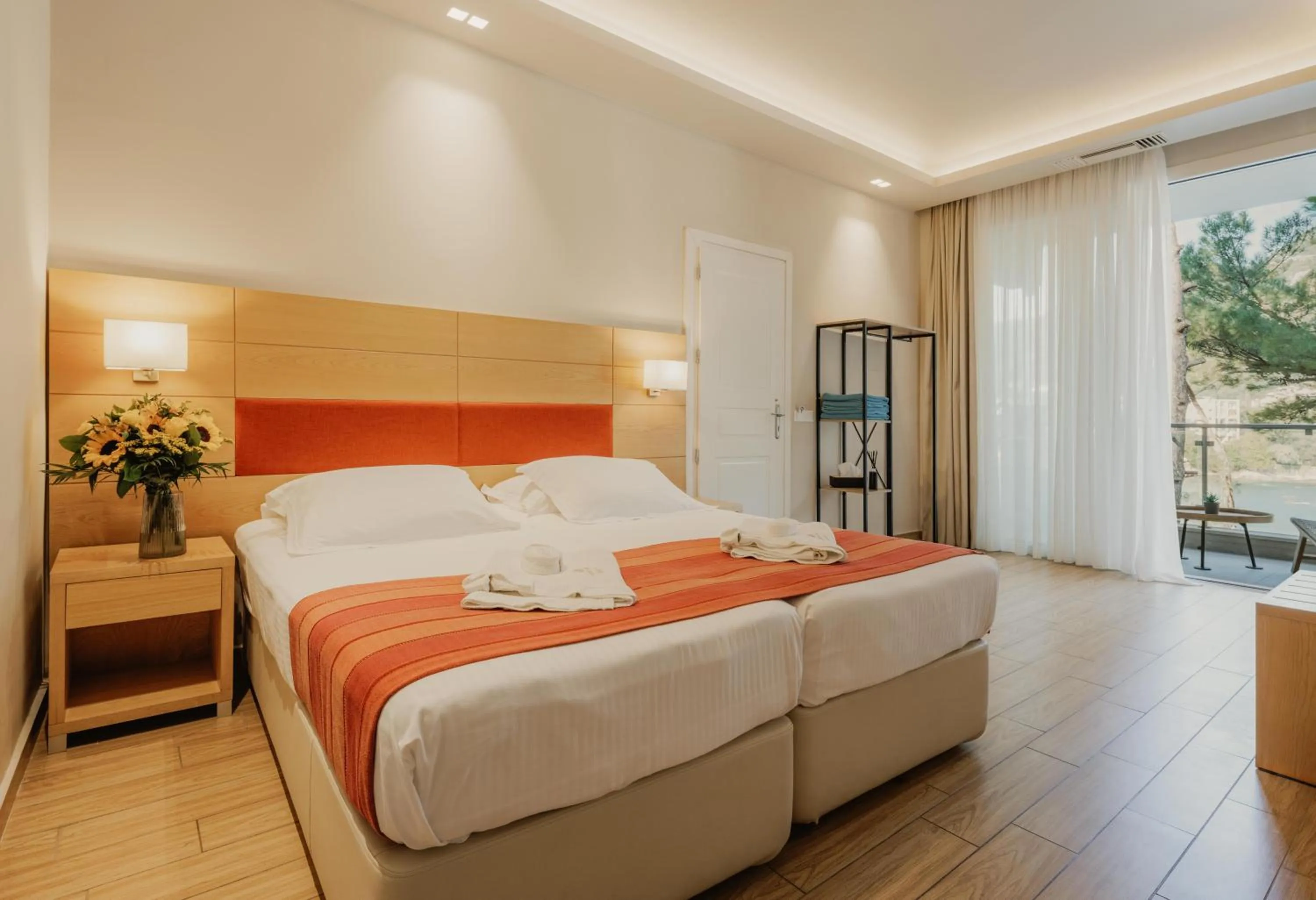 Bedroom, Bed in Akrotiri Beach Resort & Spa - Adult Friendly