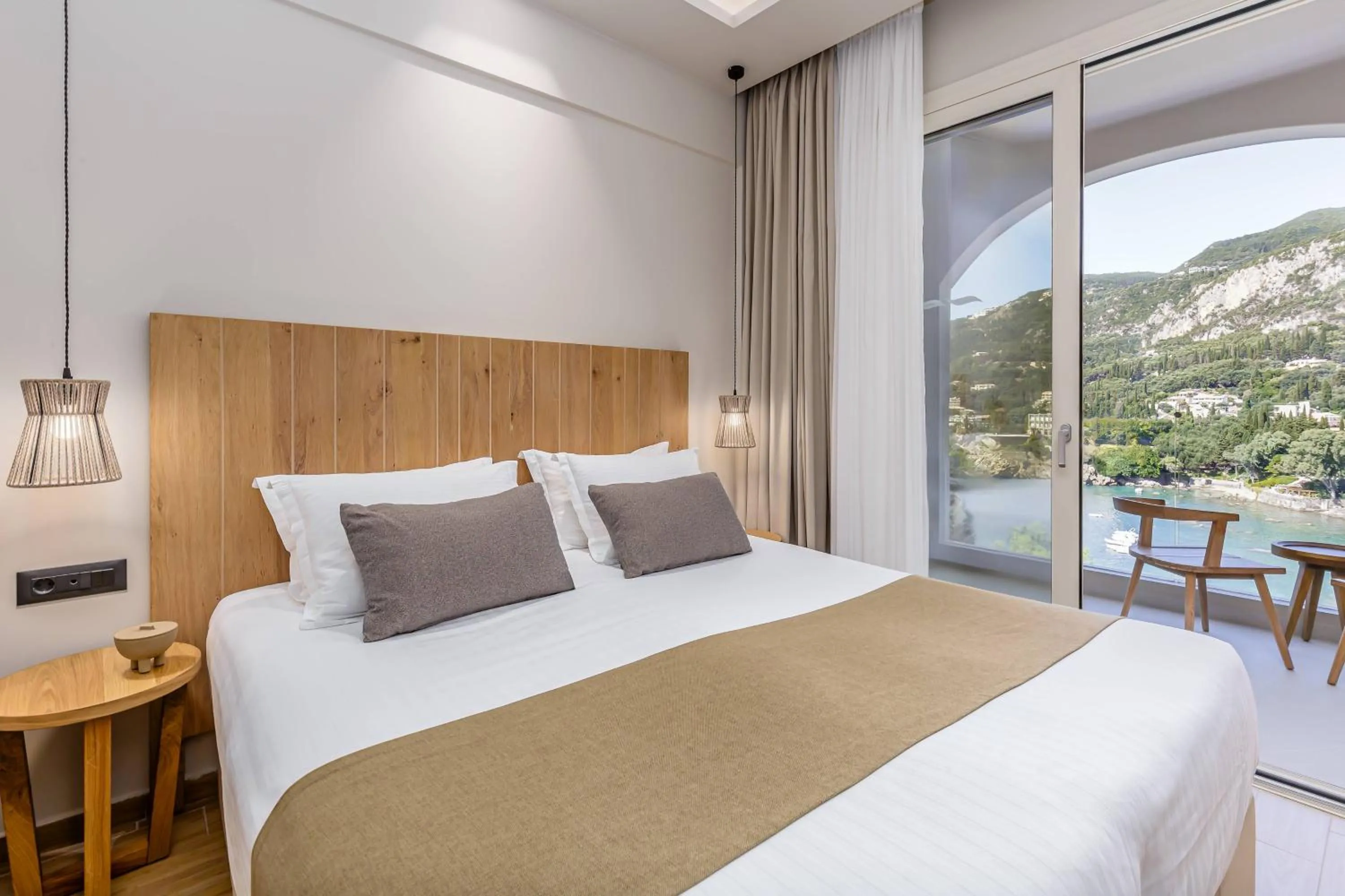 Bedroom, Bed in Akrotiri Beach Resort & Spa - Adult Friendly