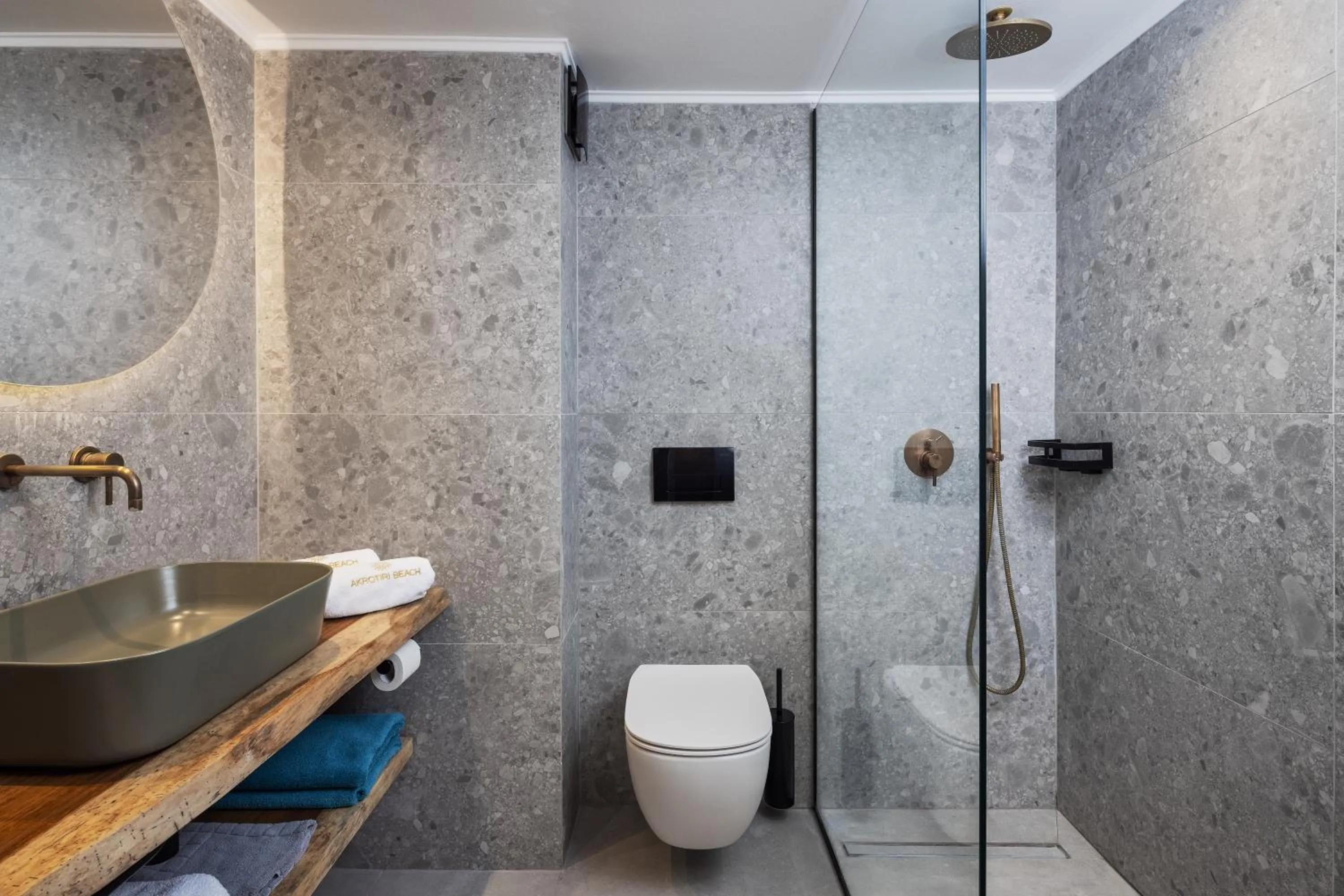 Bathroom in Akrotiri Beach Resort & Spa - Adult Friendly