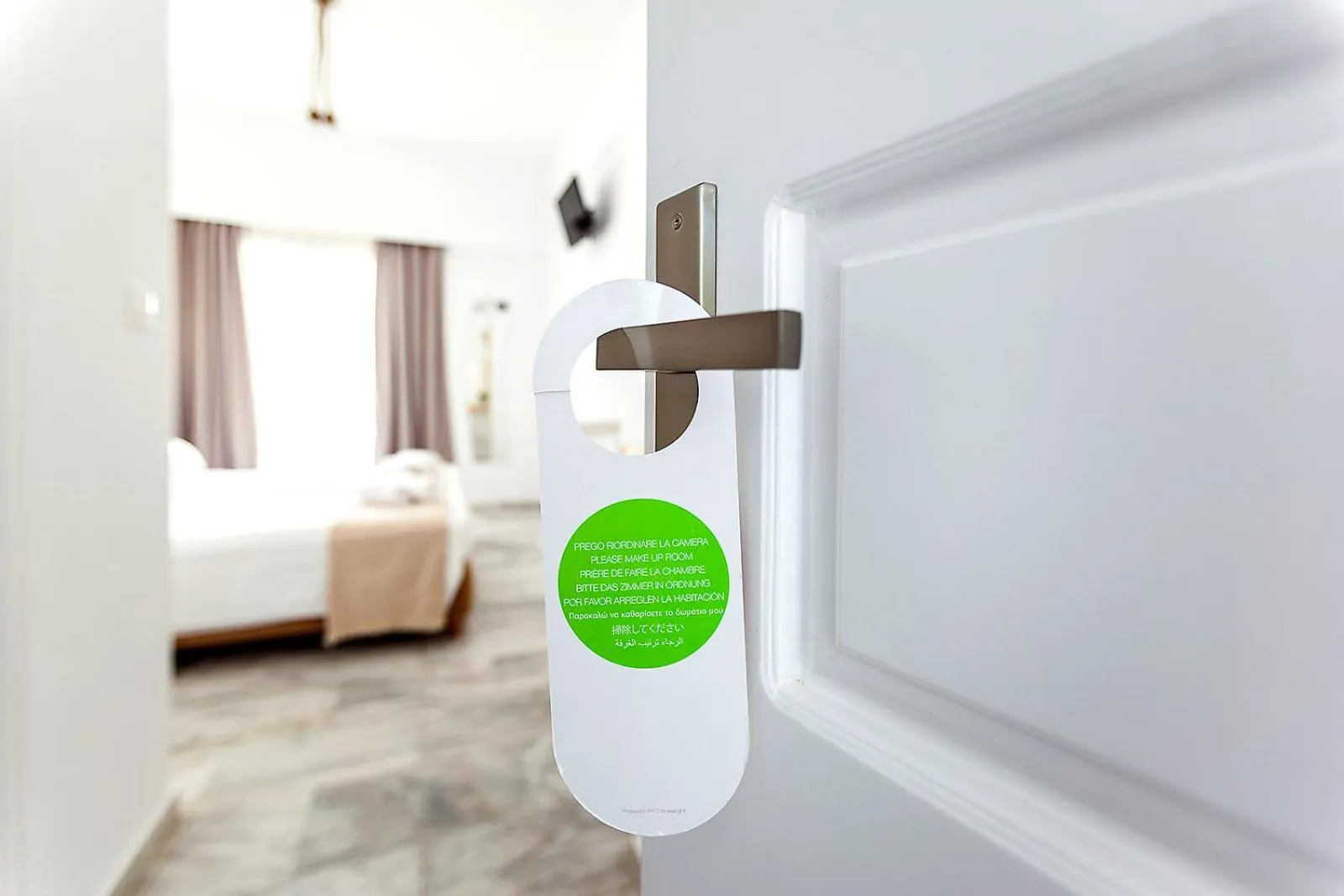 Bed in Memories Beach Hotel