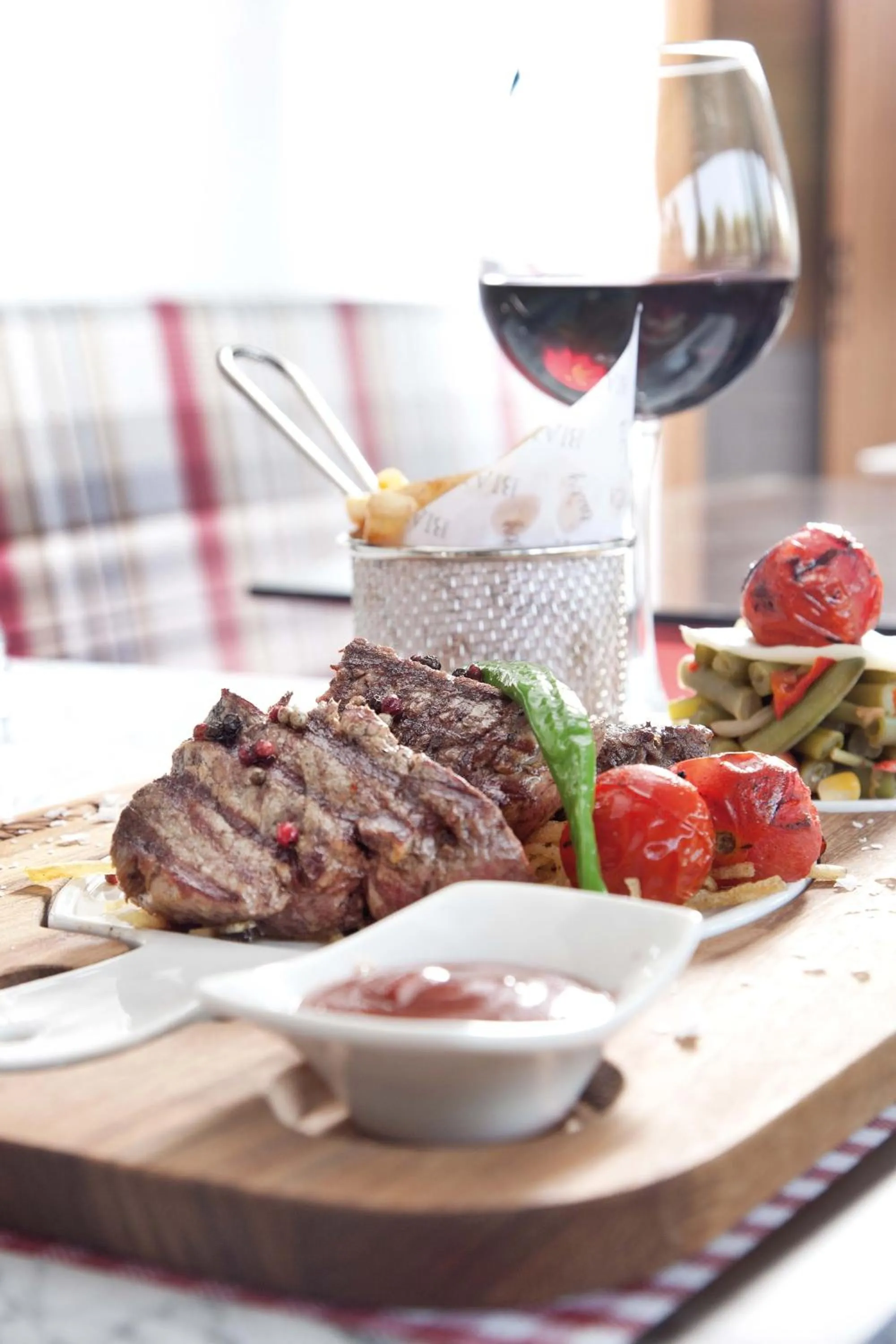 Food close-up in Casa Bianca Hotel