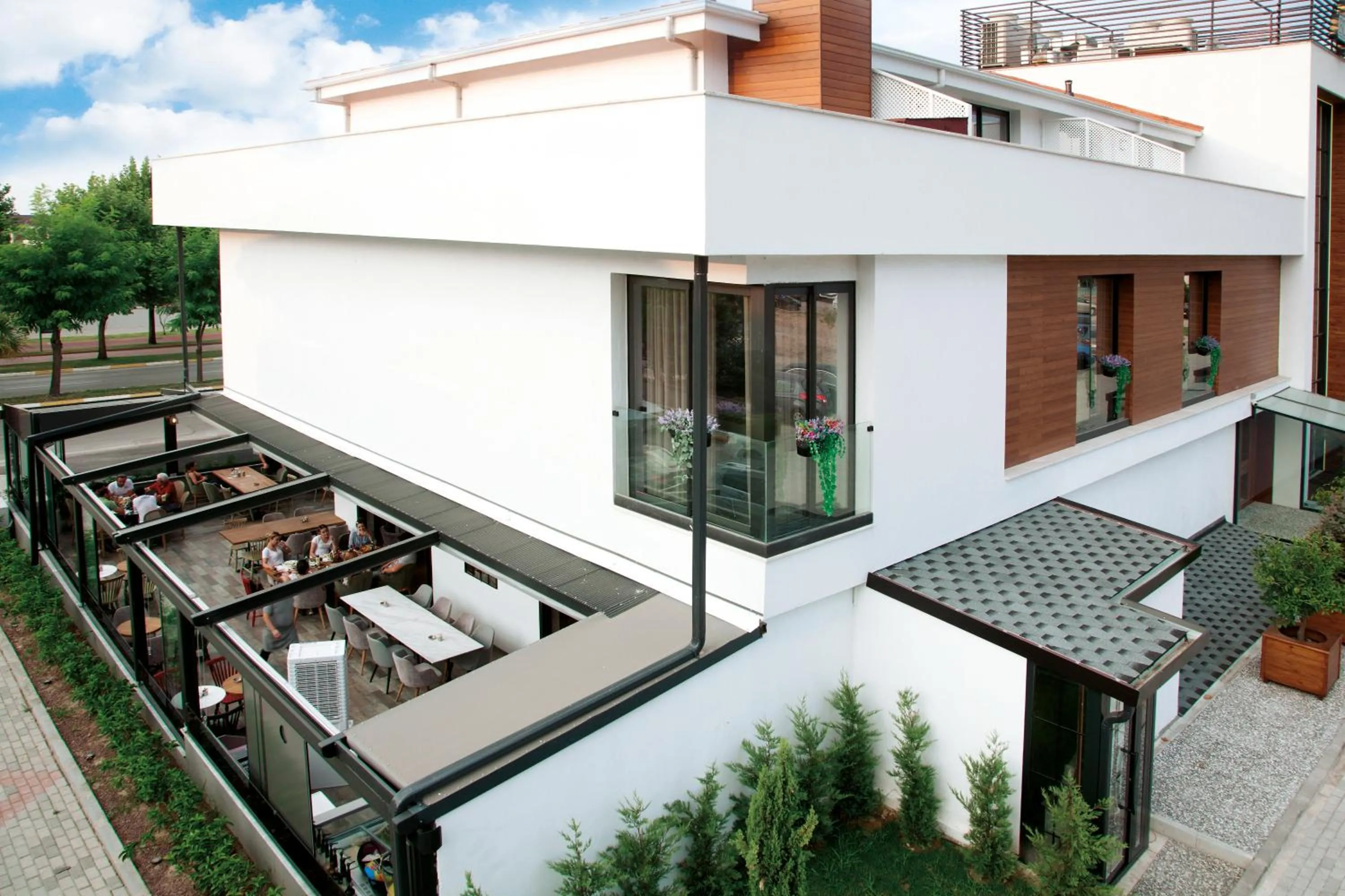 Garden in Casa Bianca Hotel