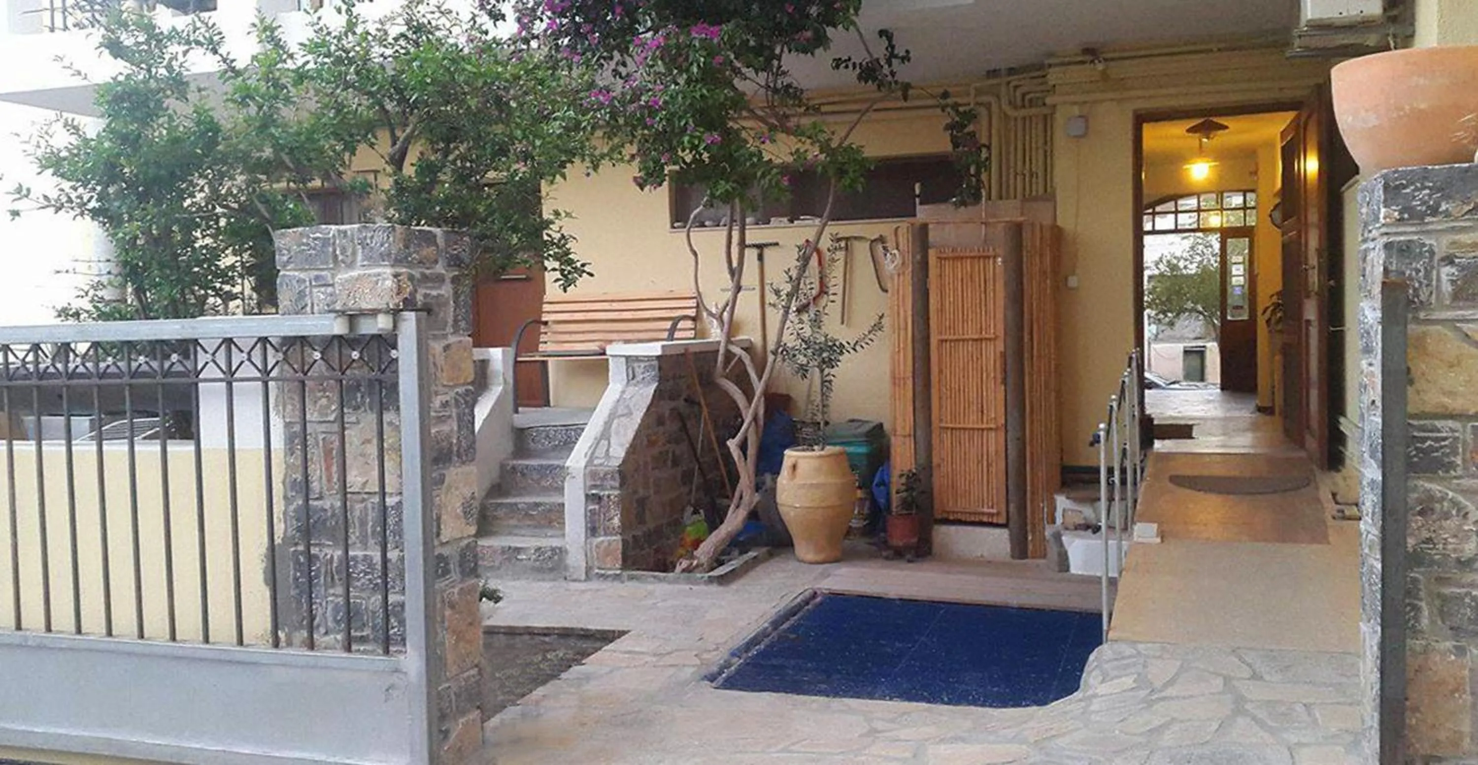 Facade/entrance in Mantraki Hotel Apartments