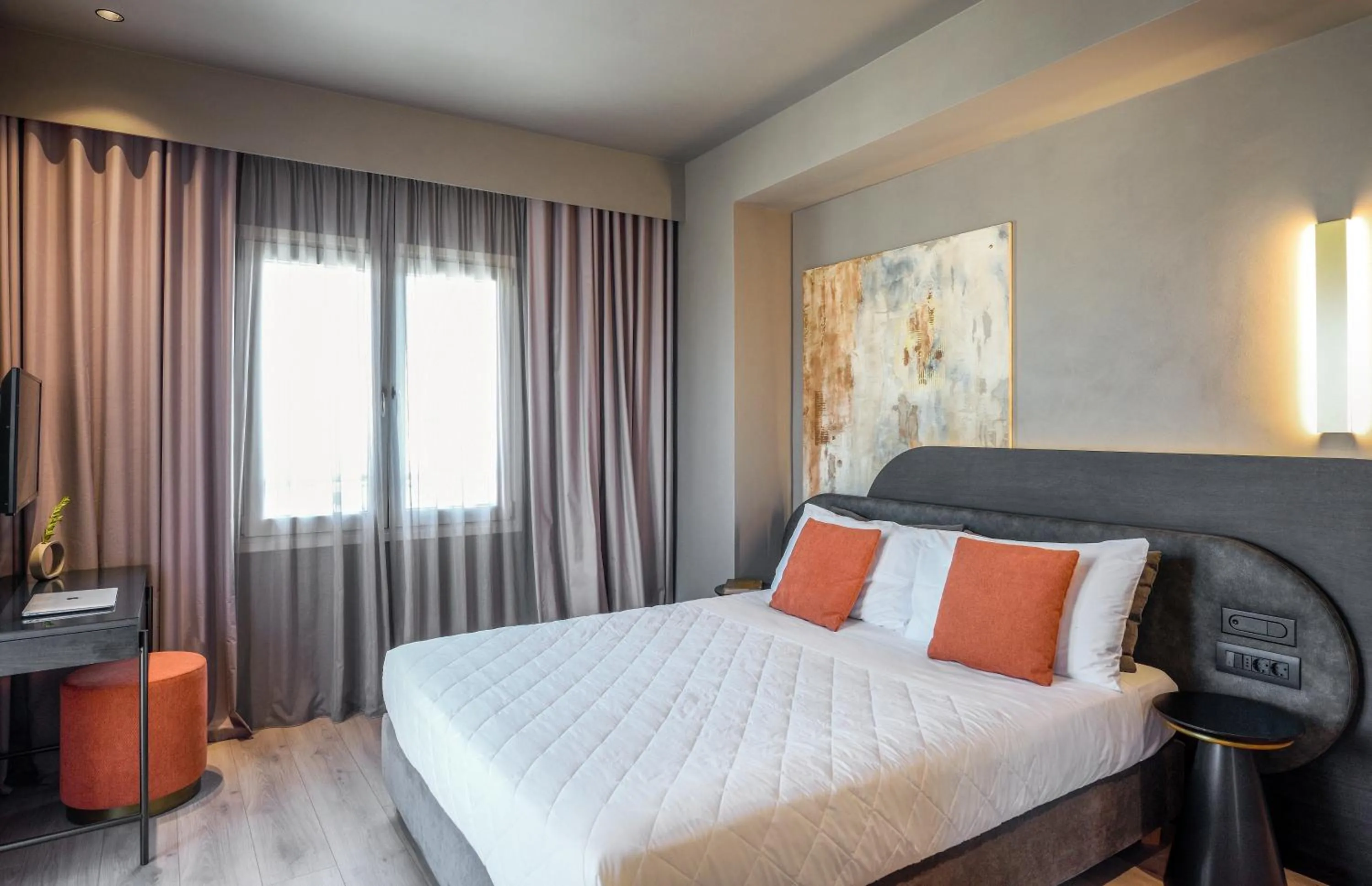 Bedroom, Bed in Arcadion Hotel