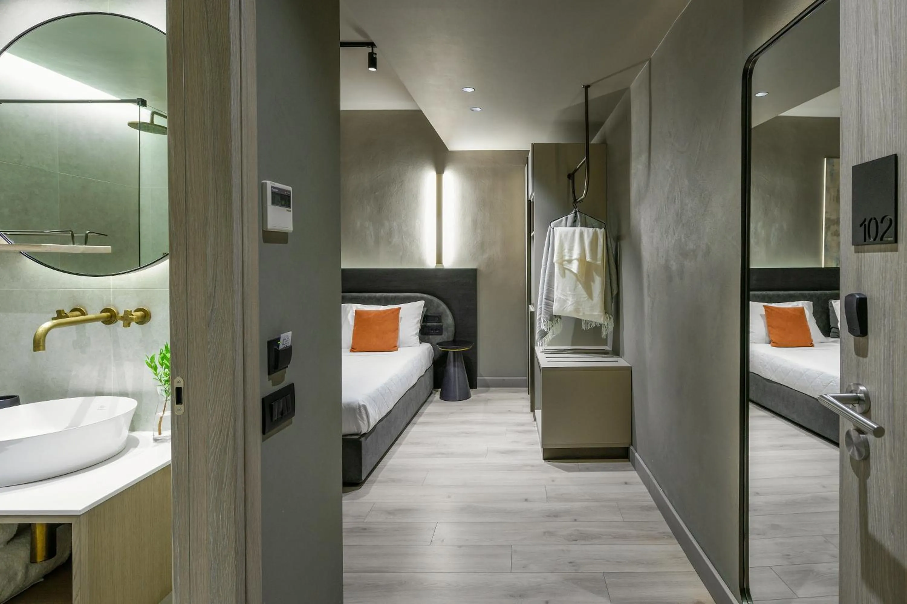 Bedroom, Bed in Arcadion Hotel