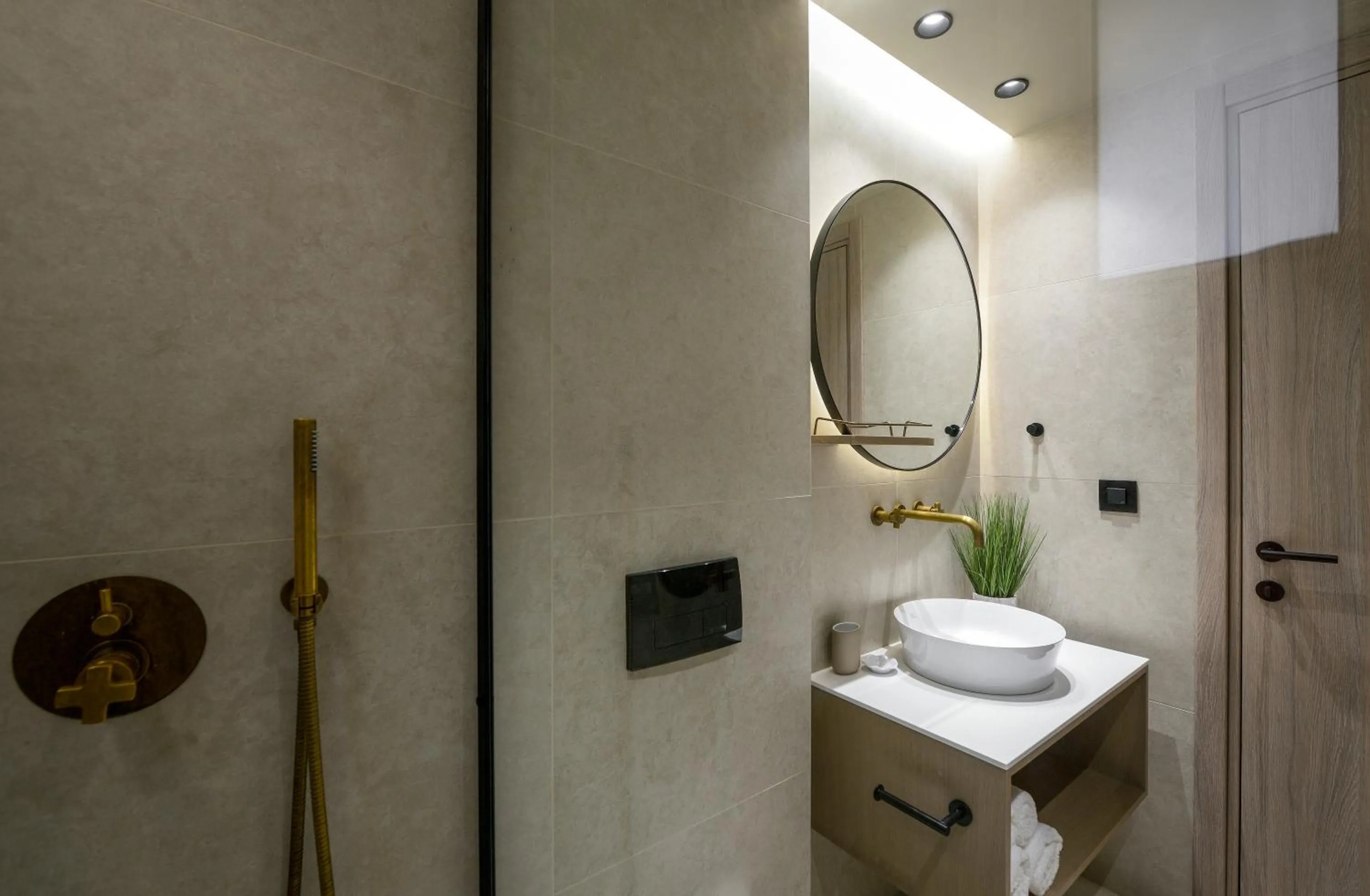 Bathroom in Arcadion Hotel