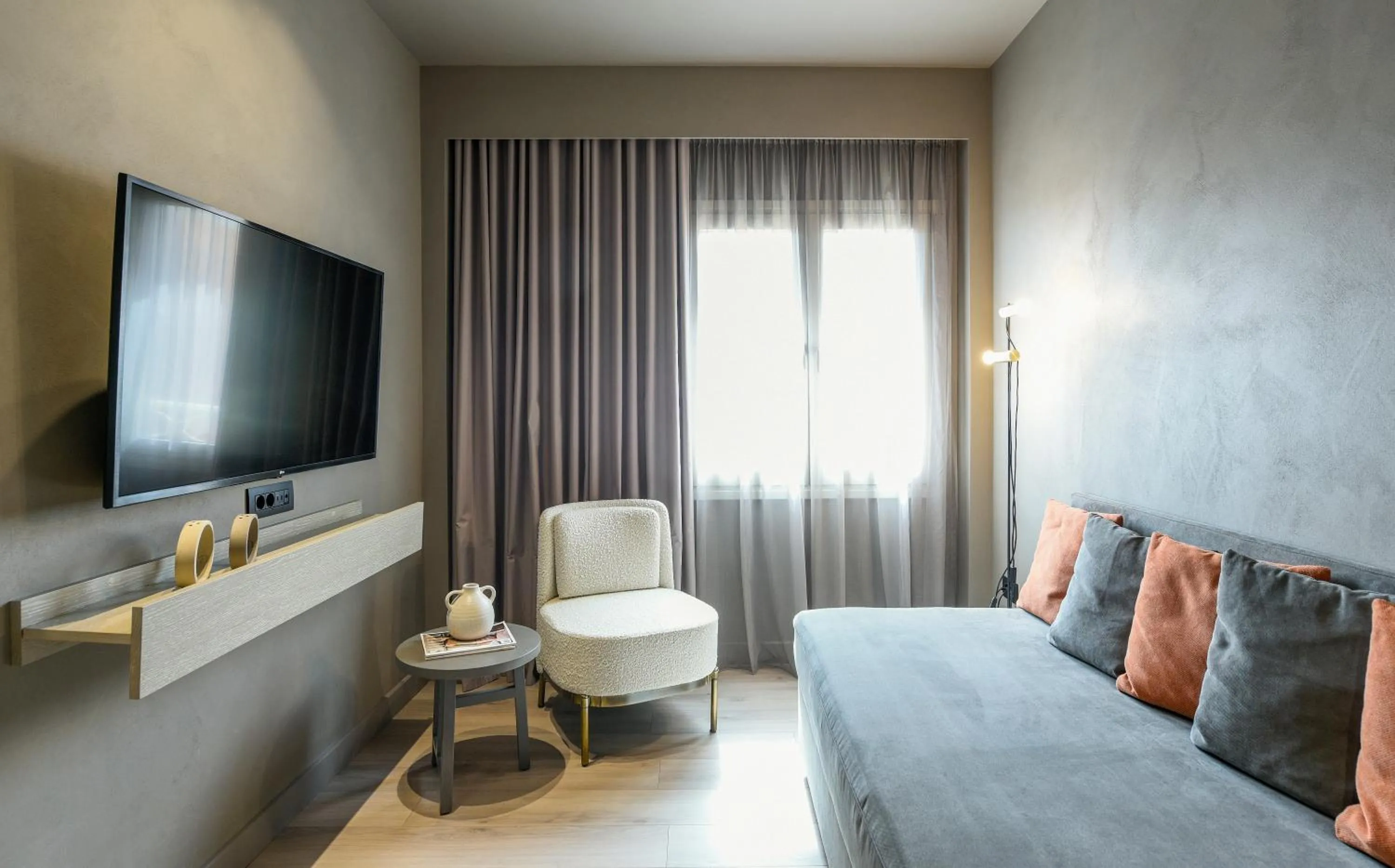 TV and multimedia, Bed in Arcadion Hotel