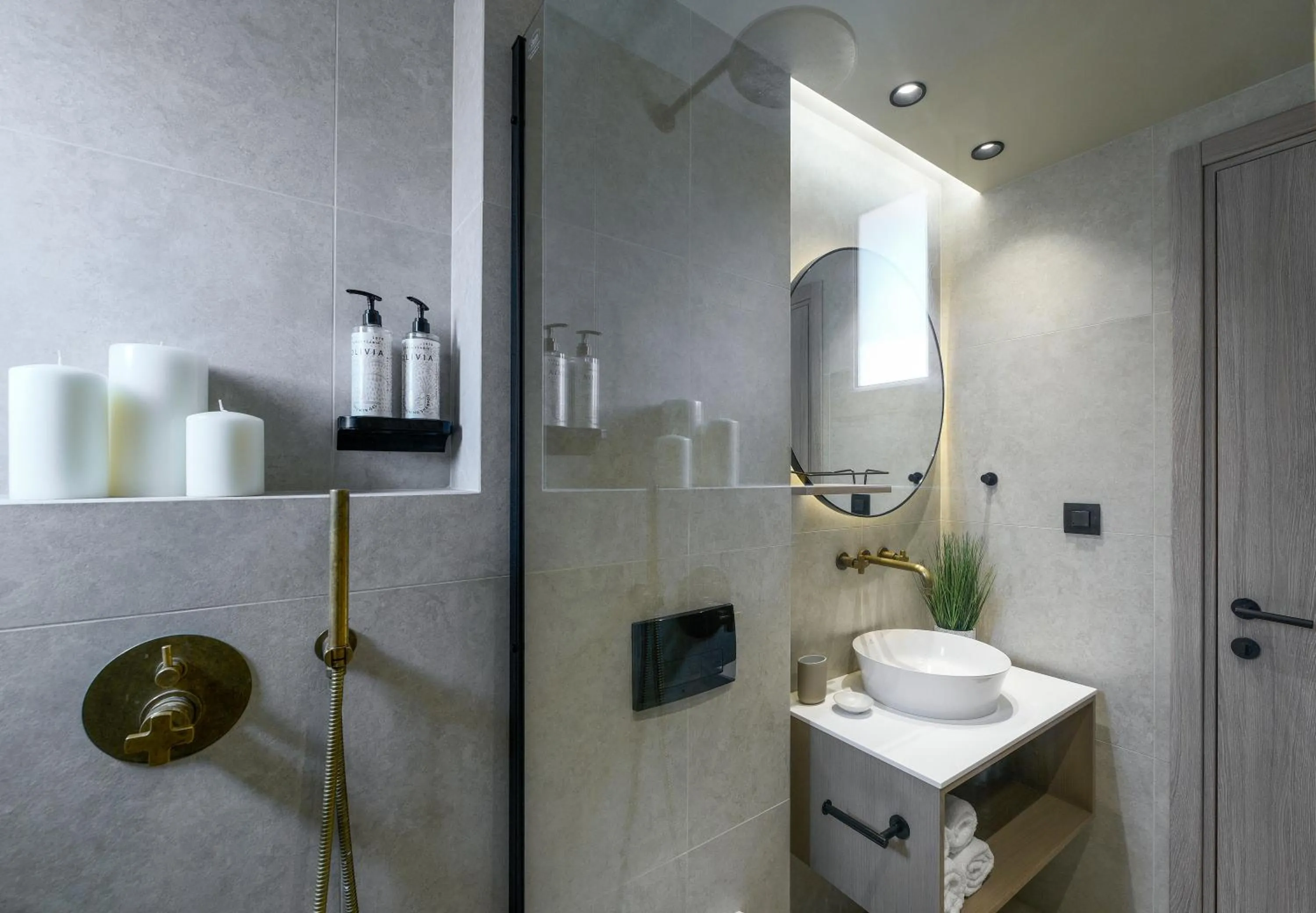 Bathroom in Arcadion Hotel