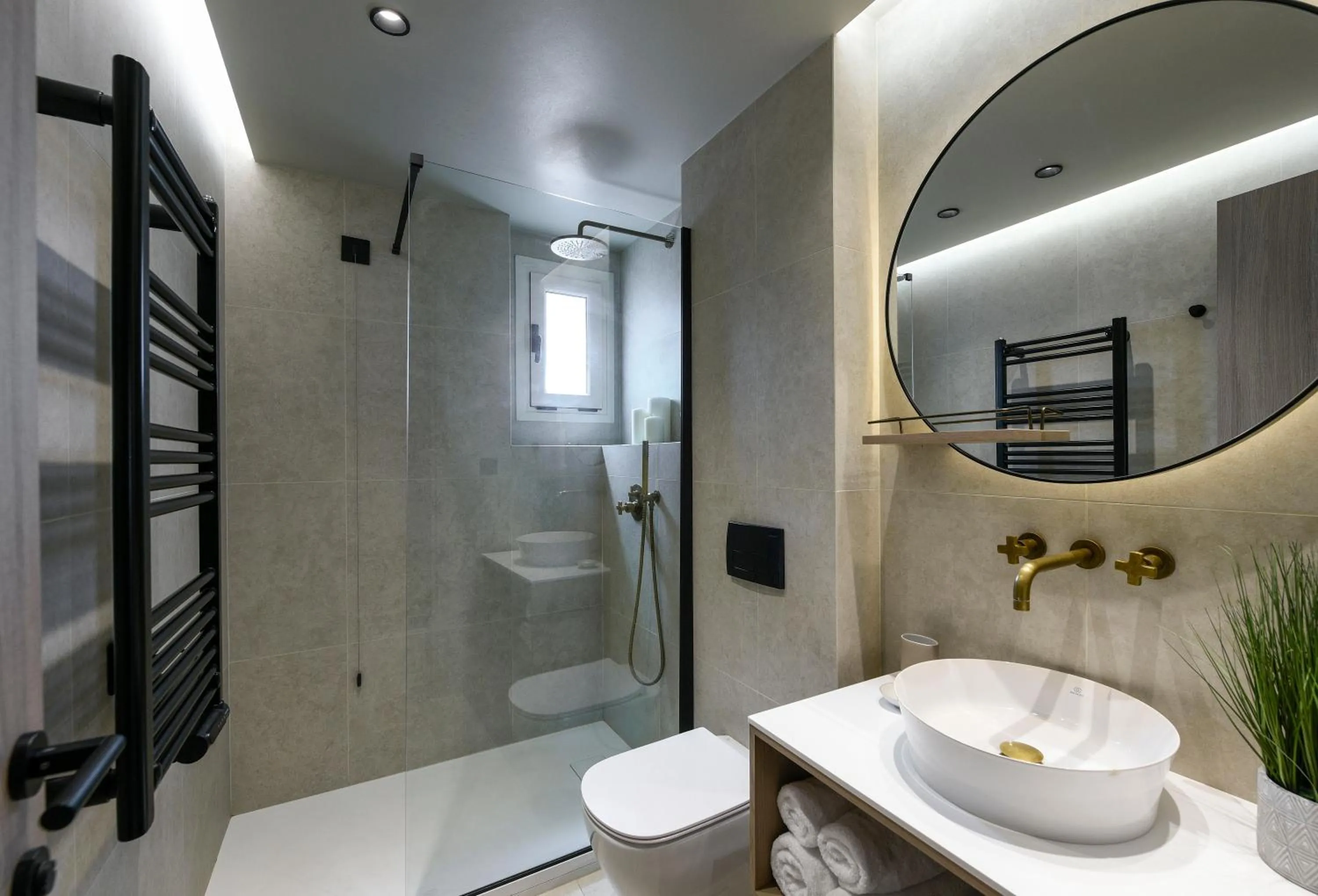 Bathroom in Arcadion Hotel