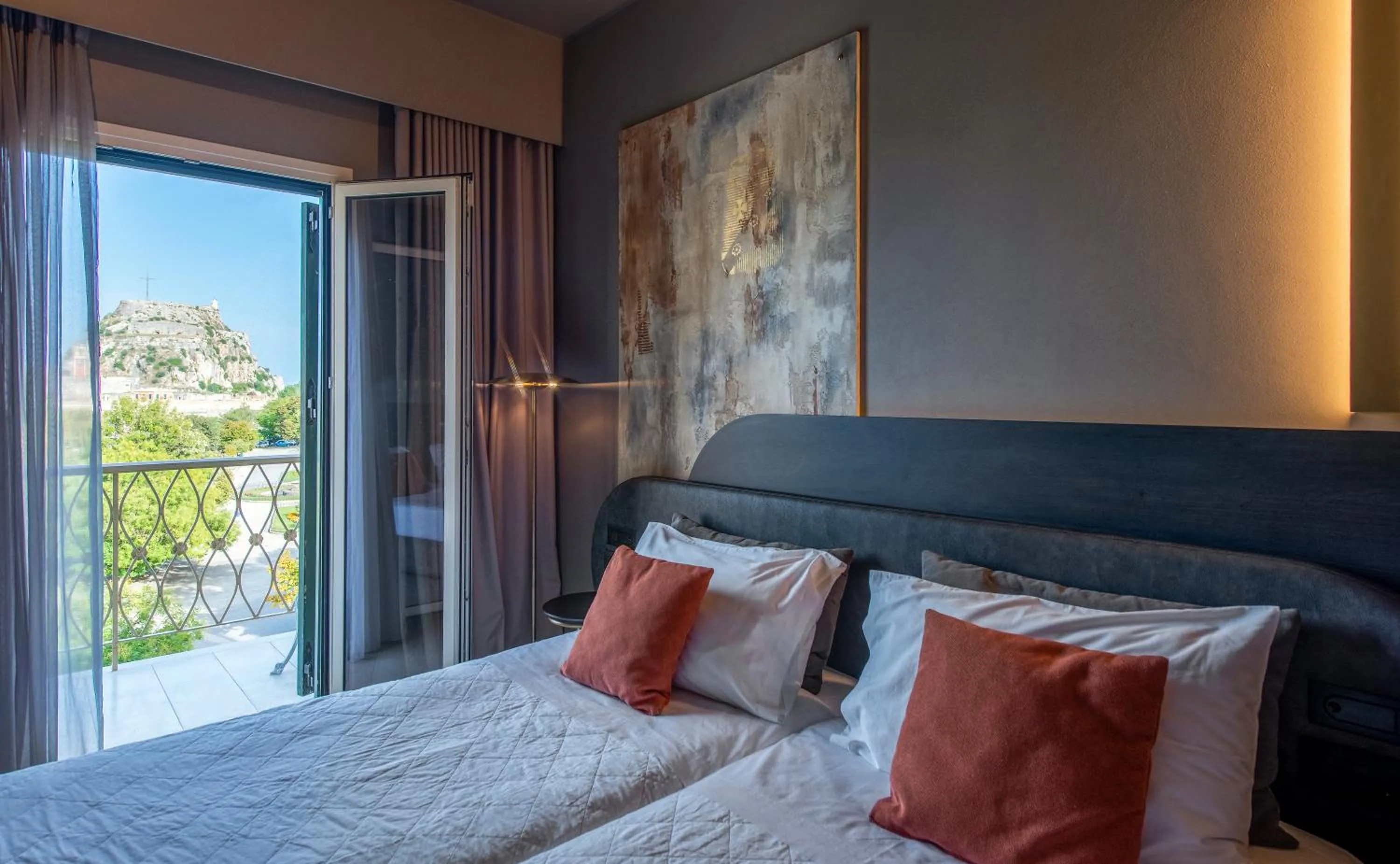 Bedroom, Bed in Arcadion Hotel