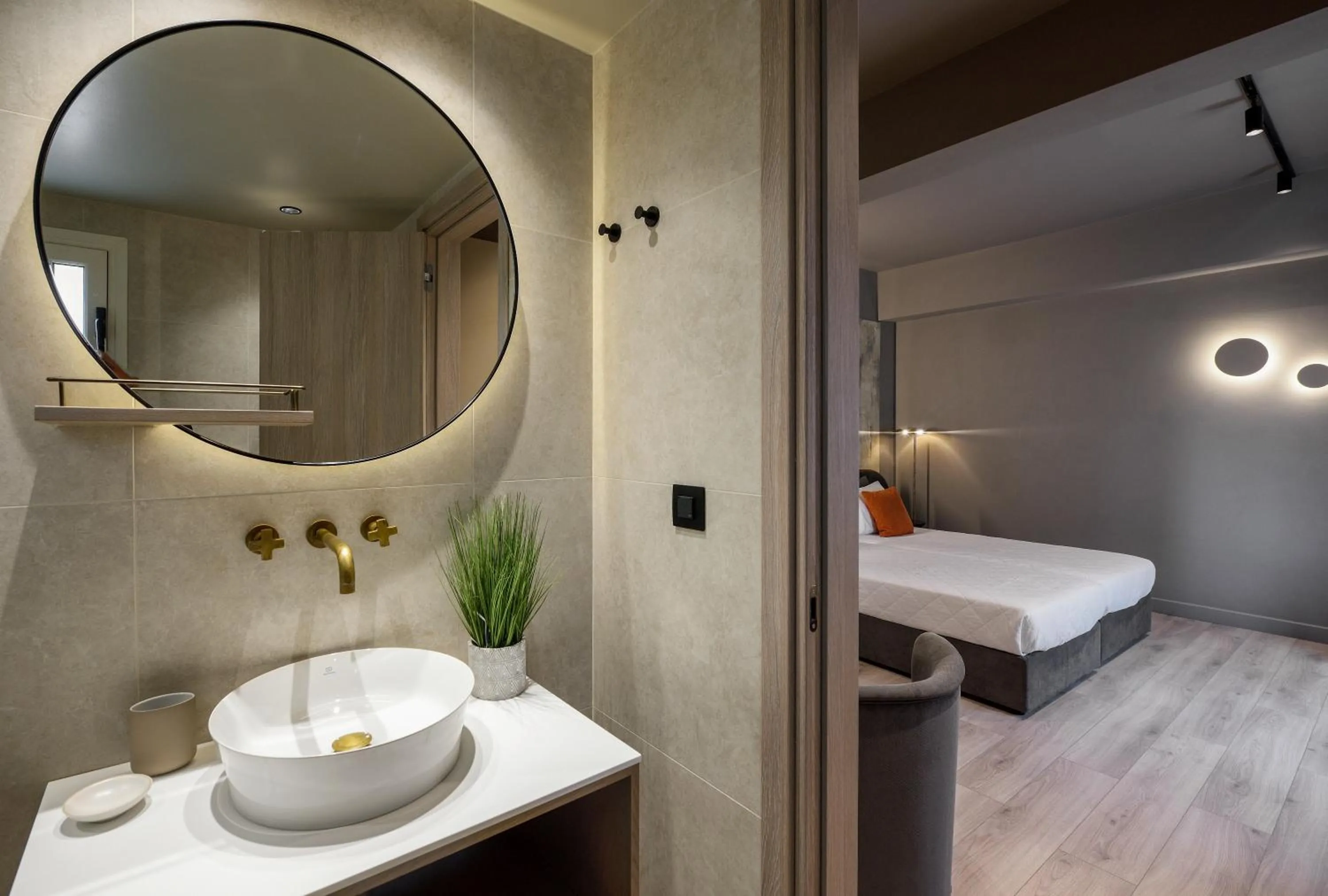 Bathroom in Arcadion Hotel