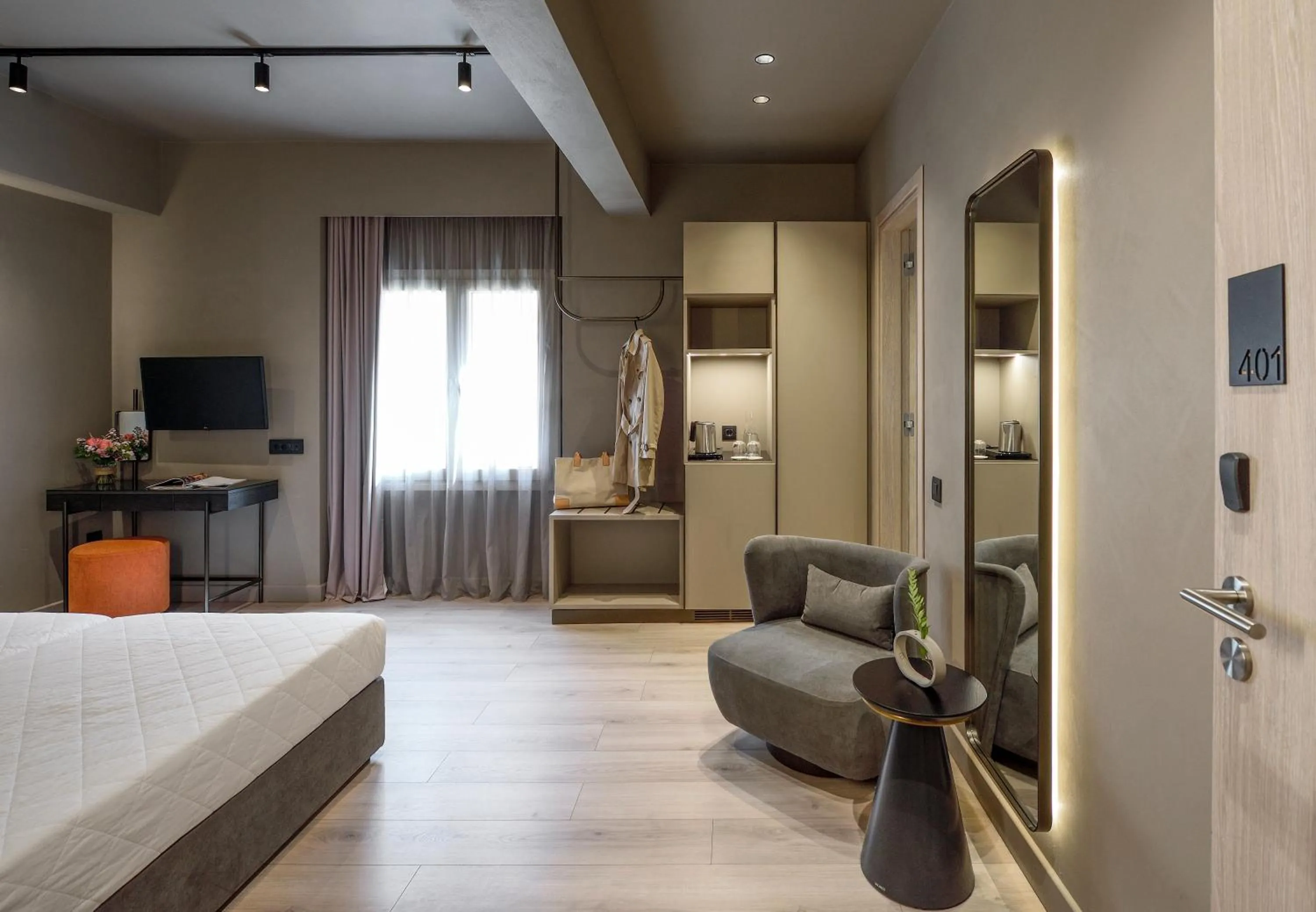 Bedroom, Bed in Arcadion Hotel