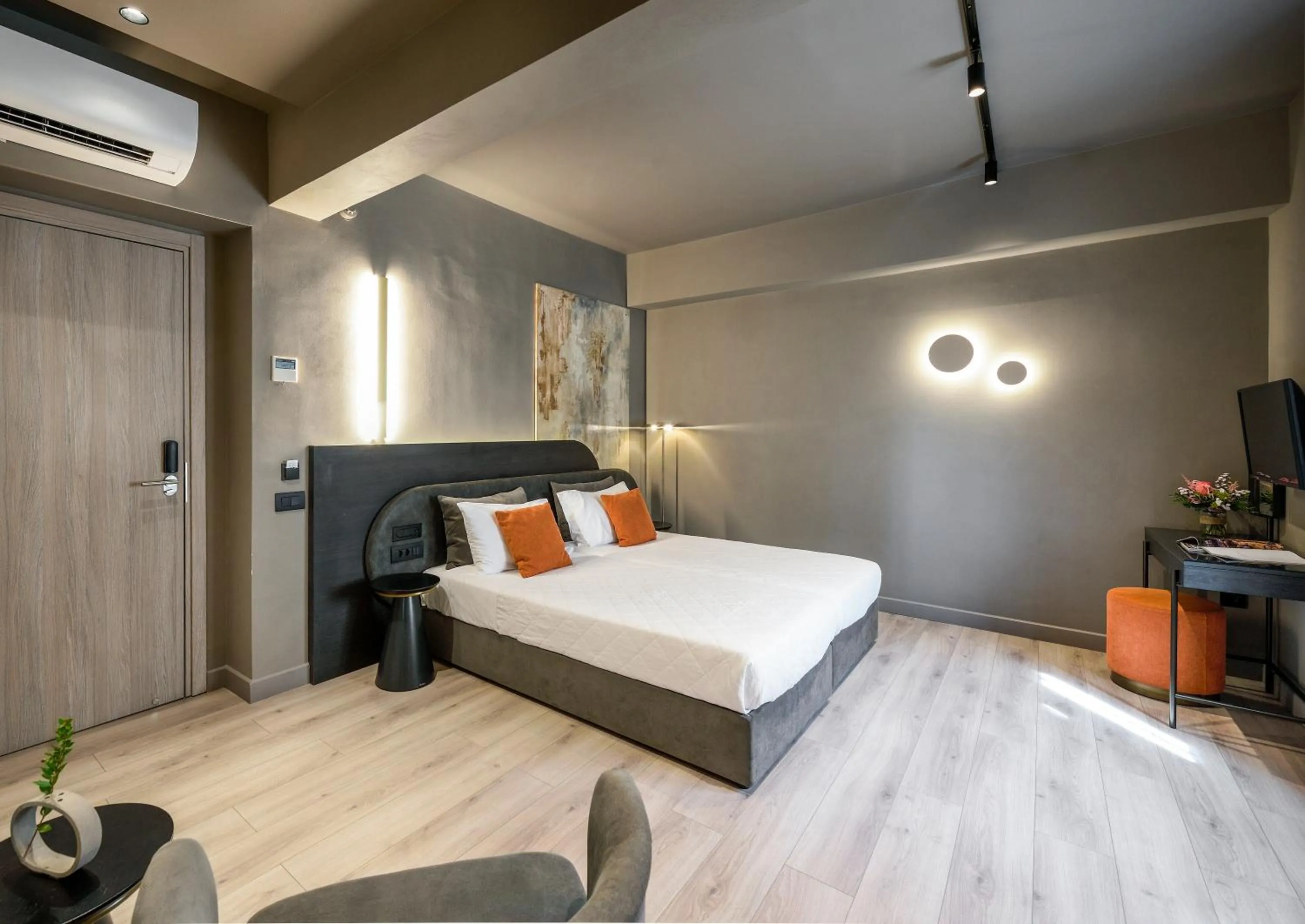 Bedroom, Bed in Arcadion Hotel