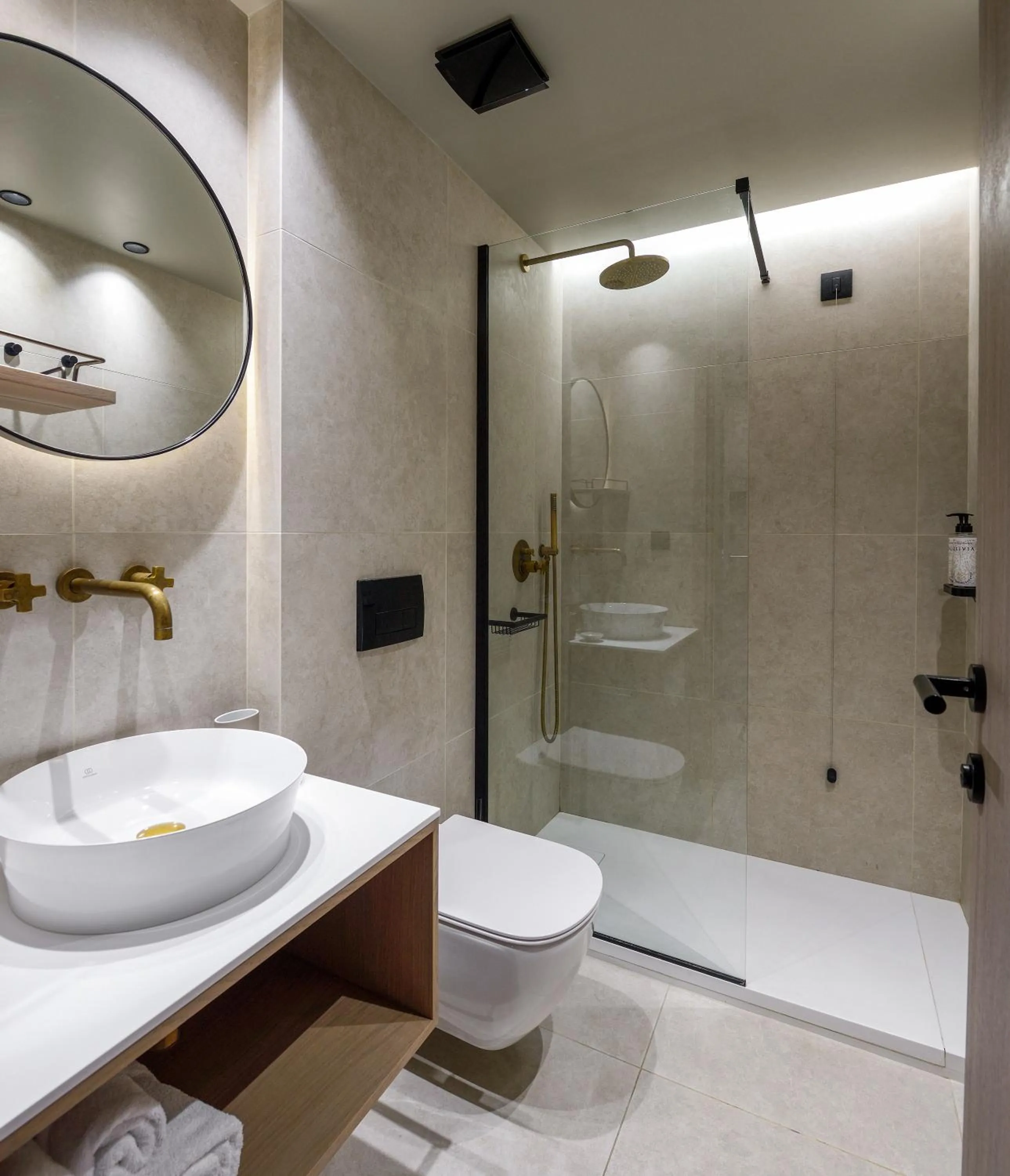 Shower in Arcadion Hotel