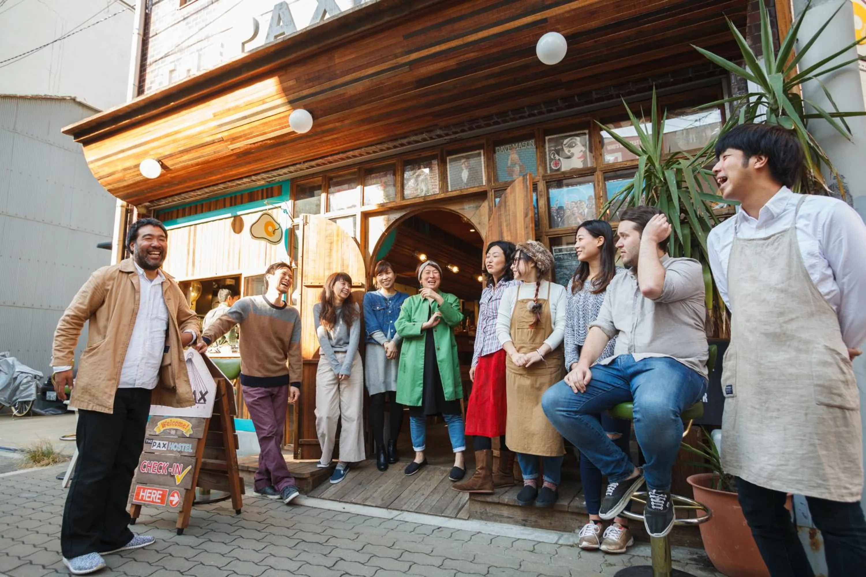 Staff in The Pax Hostel
