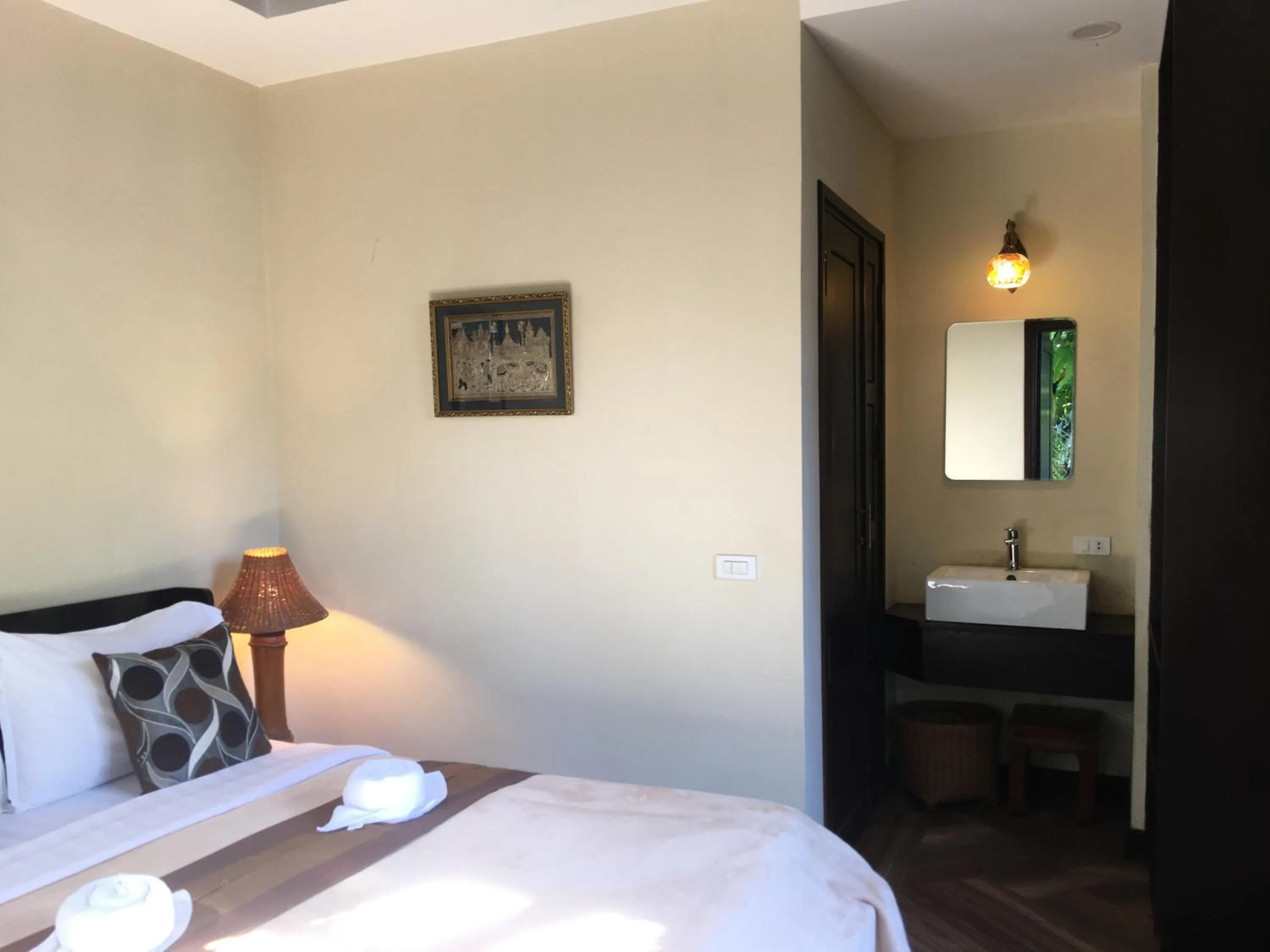 Bedroom, Bed in Mali House