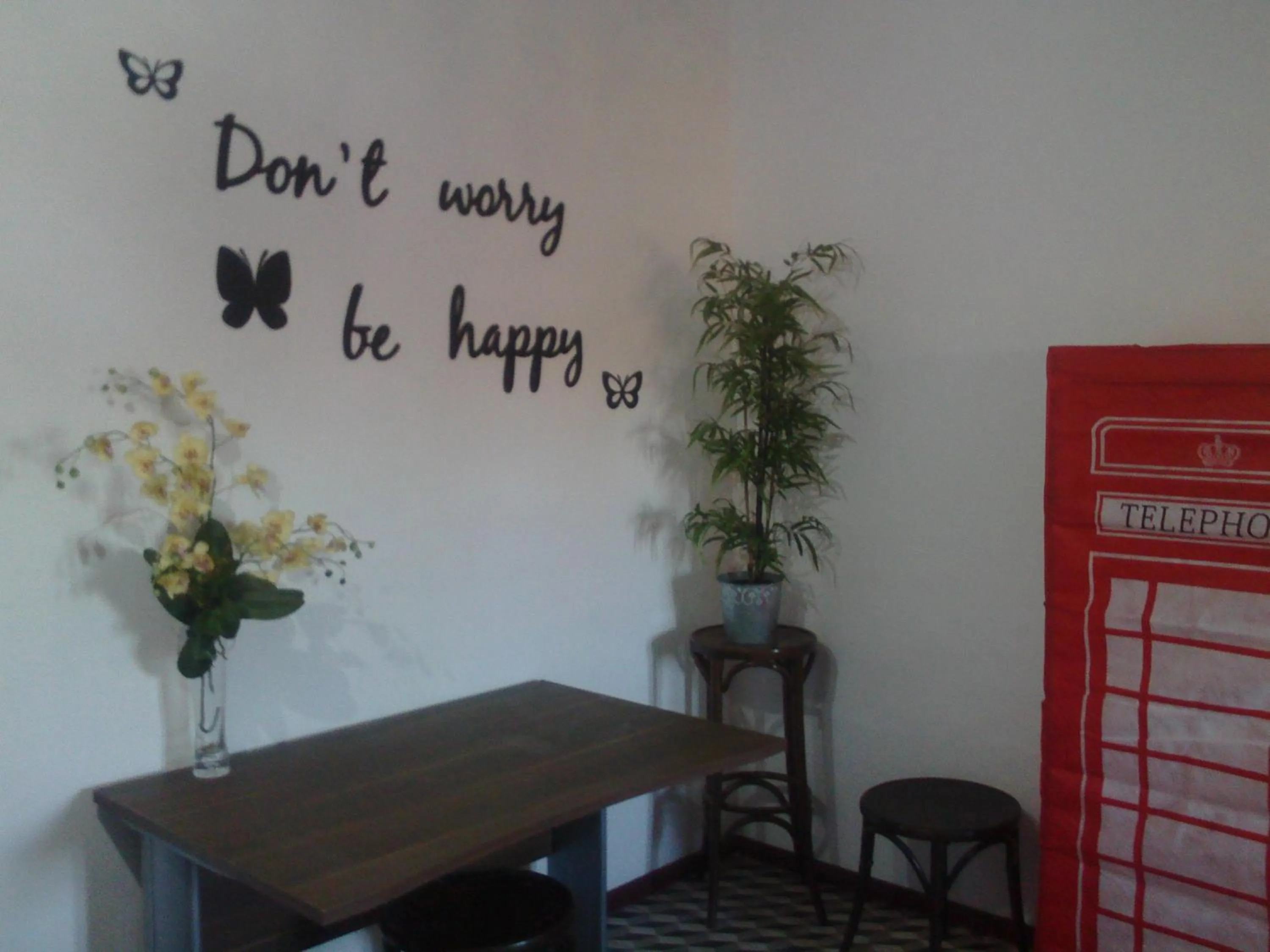 Decorative detail in Good Mood Hostel