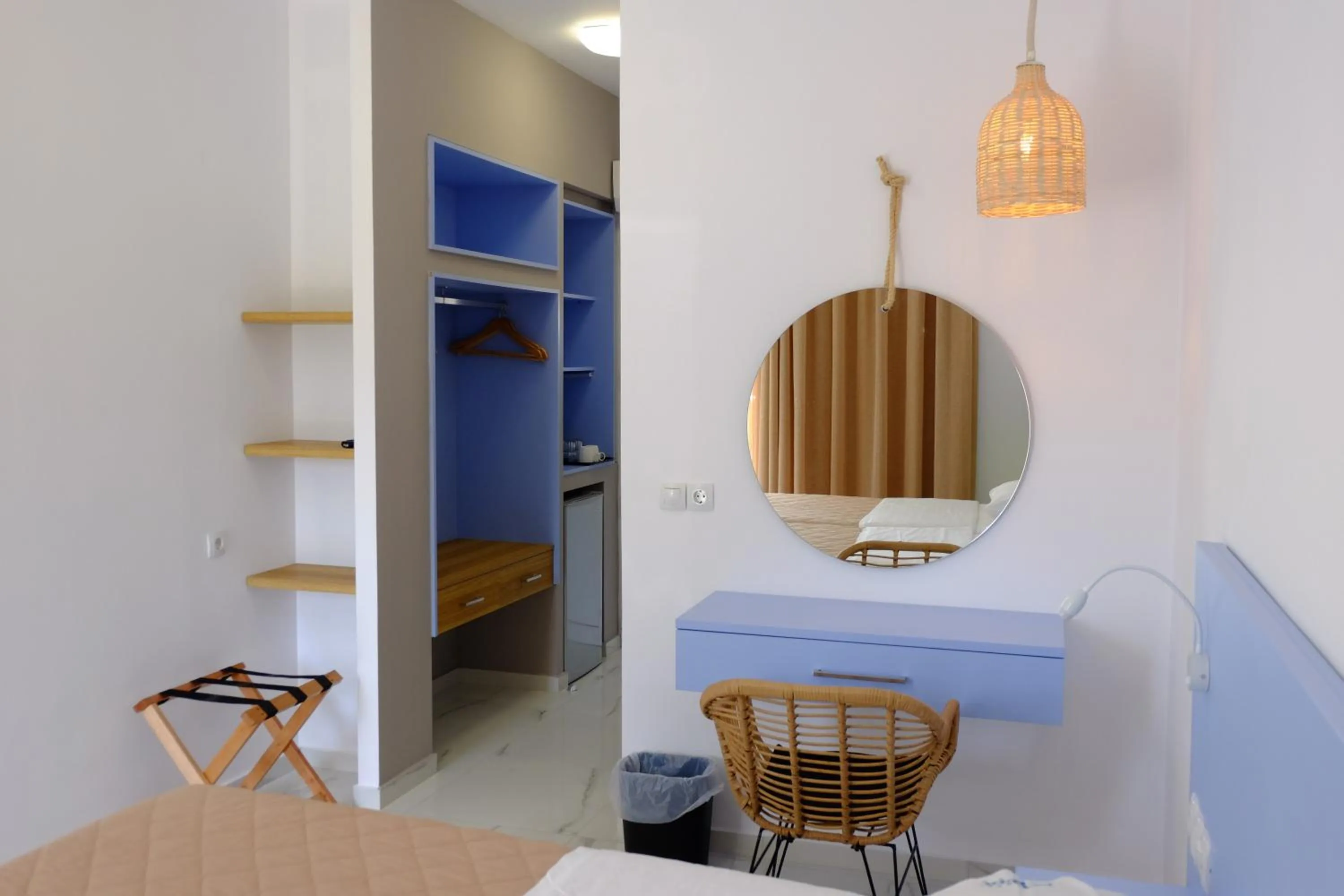 Bedroom, Bed in Avra Beach Hotel