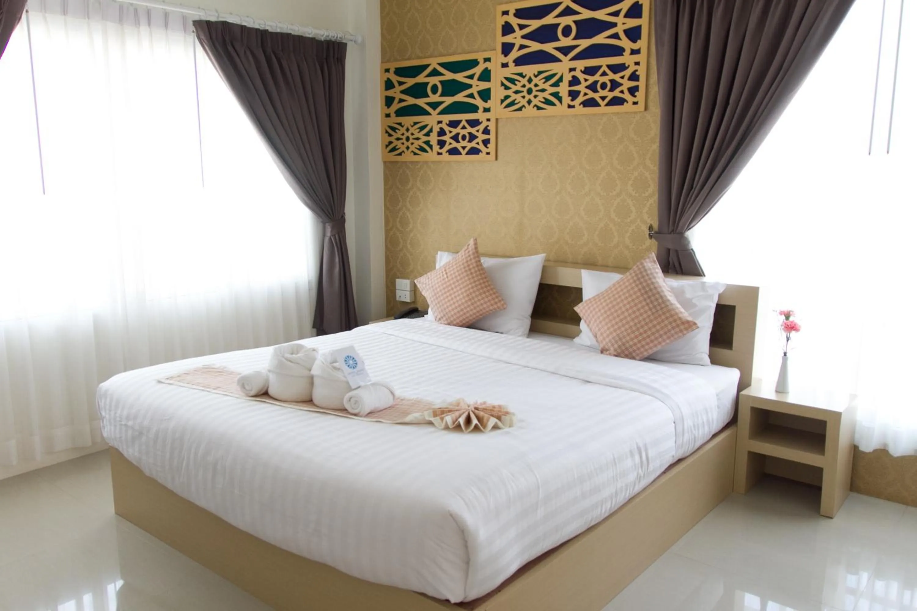 Bedroom in Crystal Nongkhai Hotel