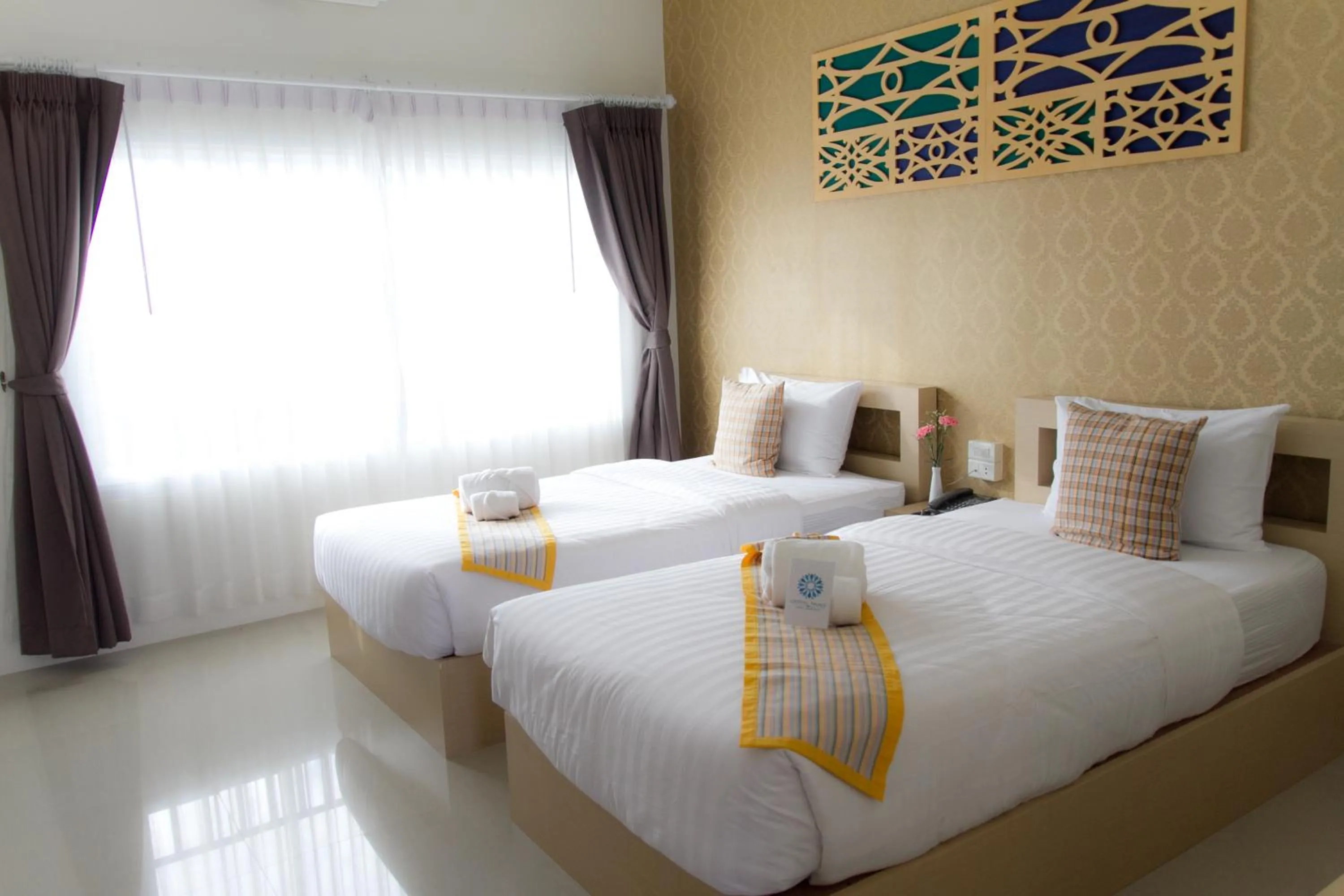 Bedroom in Crystal Nongkhai Hotel