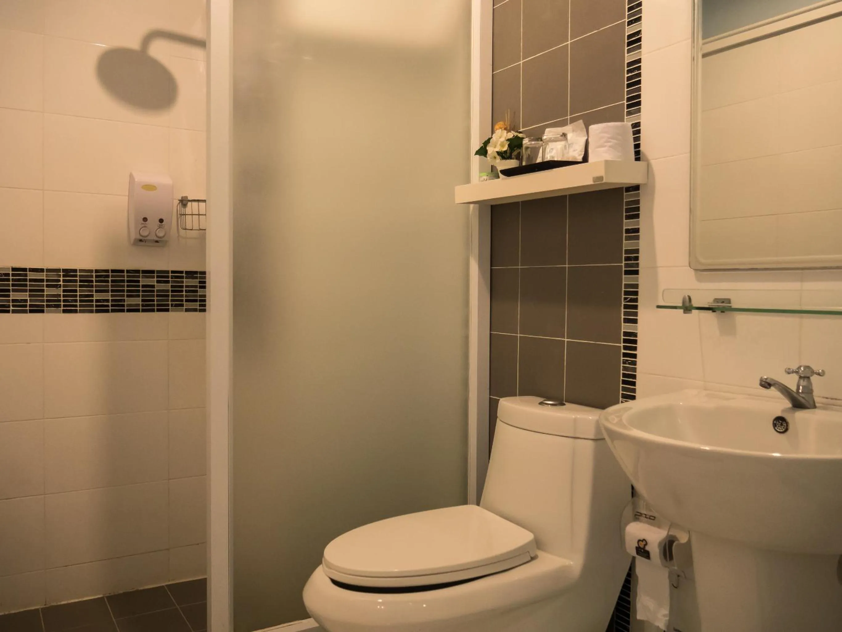 Bathroom in Crystal Nongkhai Hotel