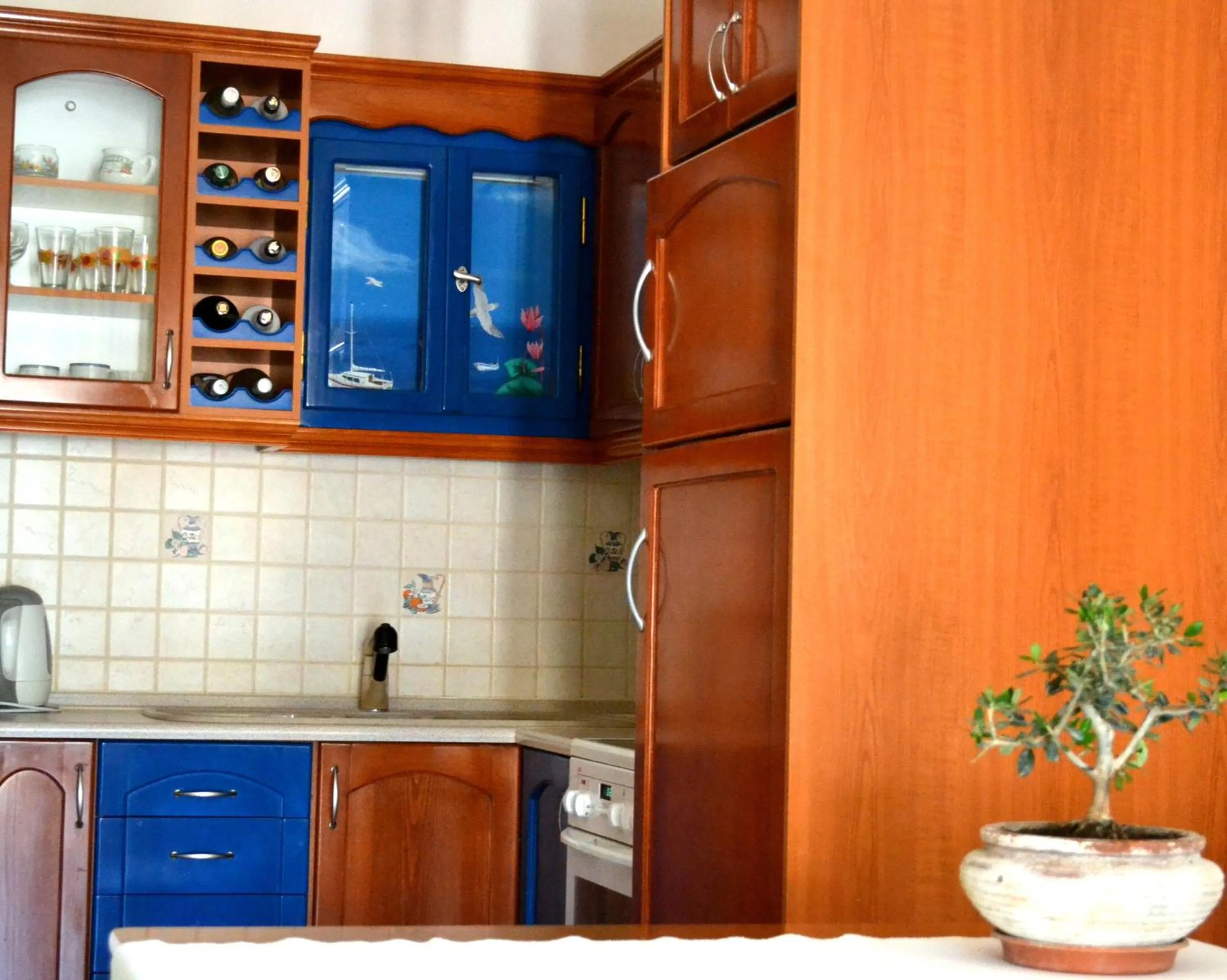 Kitchen or kitchenette in Saga Hotel