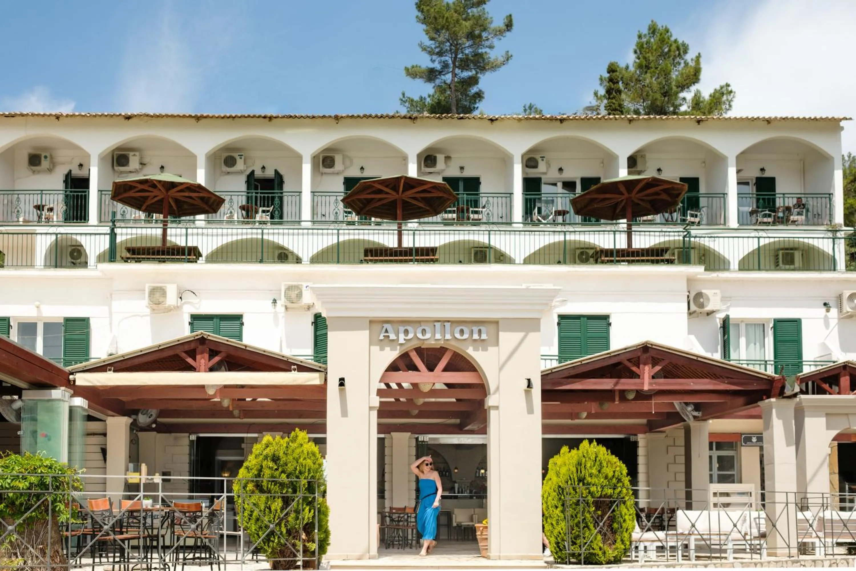 Property building in Hotel Apollon Corfu