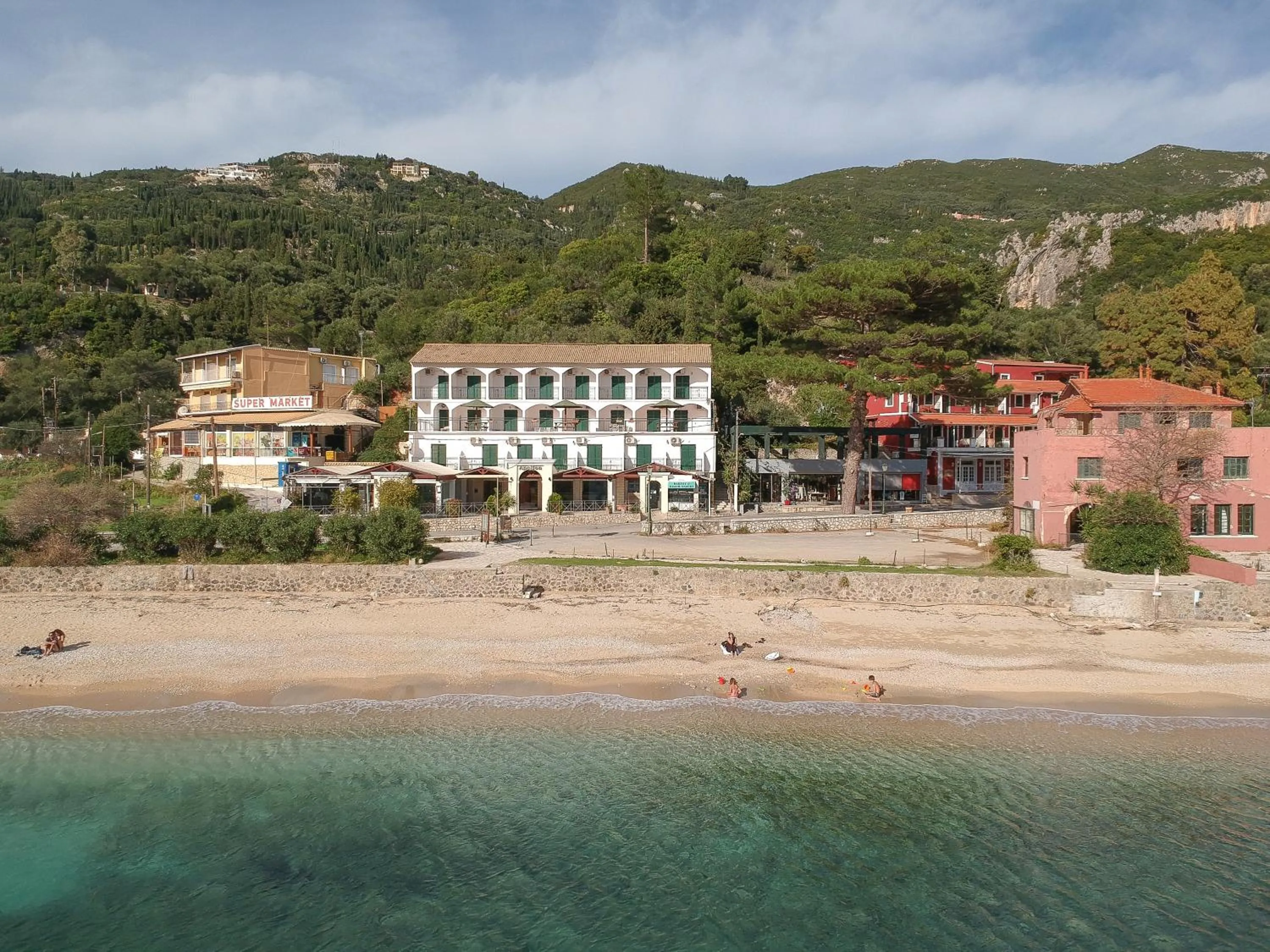 Property building in Hotel Apollon Corfu