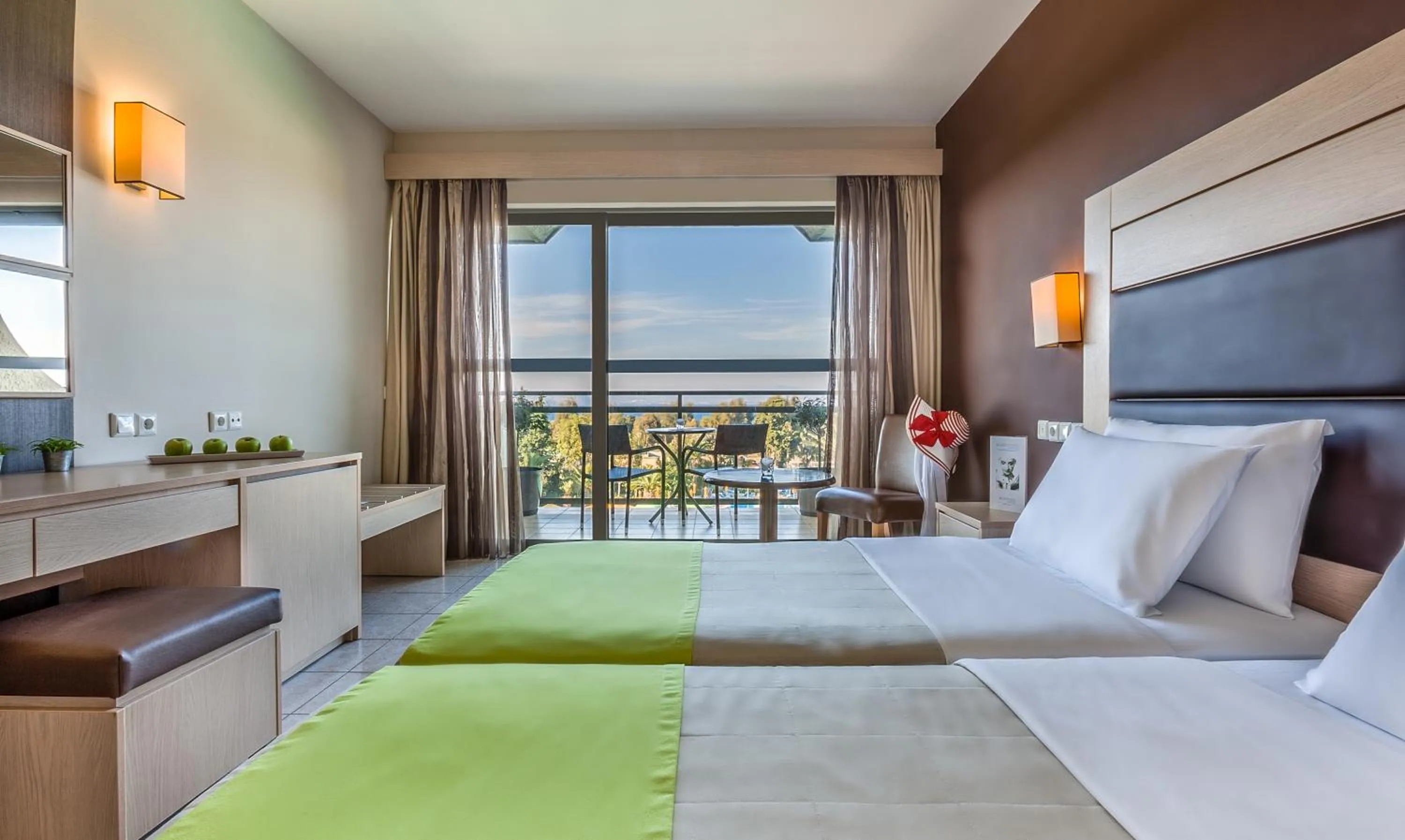 Bed in Kipriotis Hippocrates Hotel