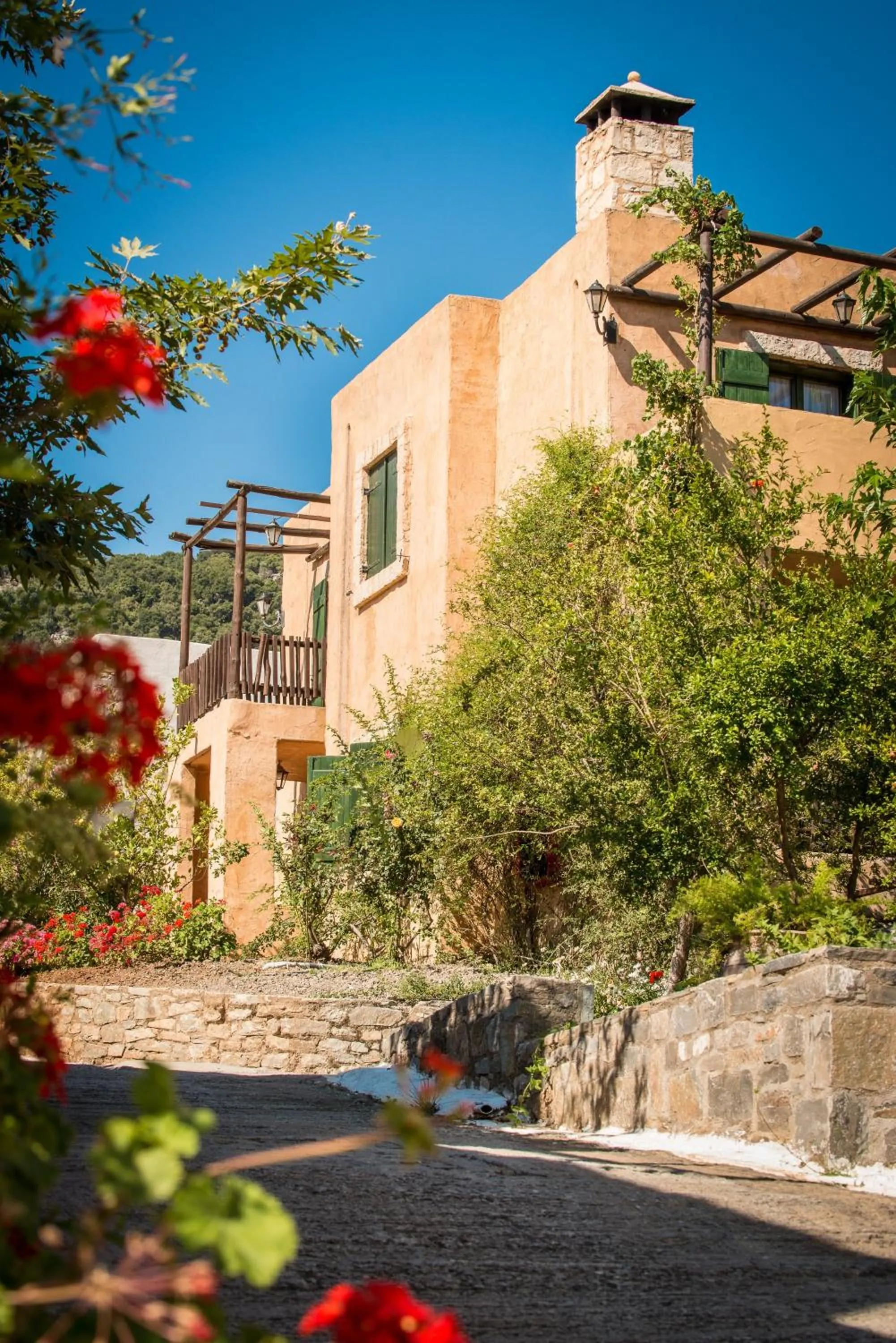 Facade/entrance in Enagron Ecotourism Village