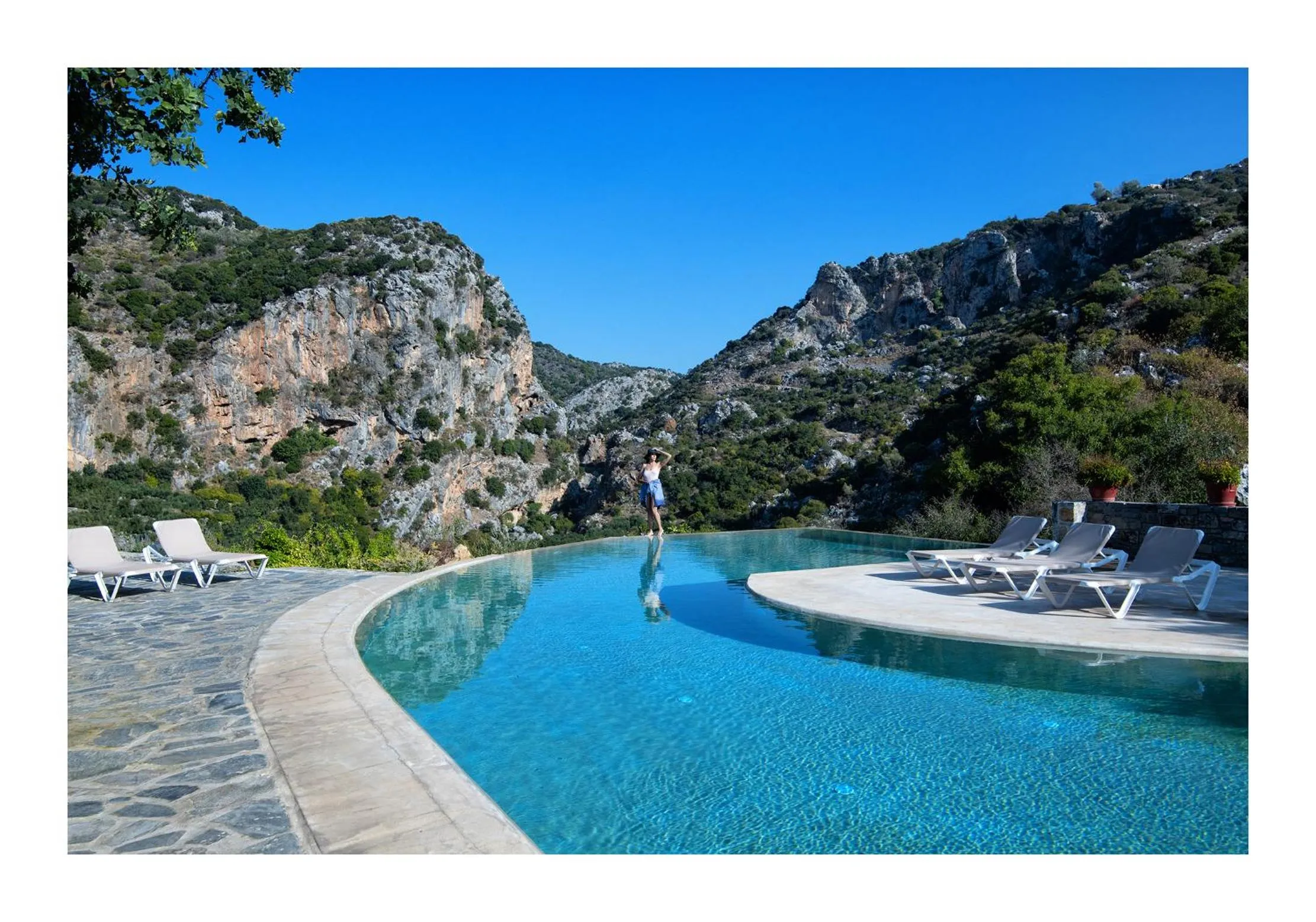 Pool view in Enagron Ecotourism Village