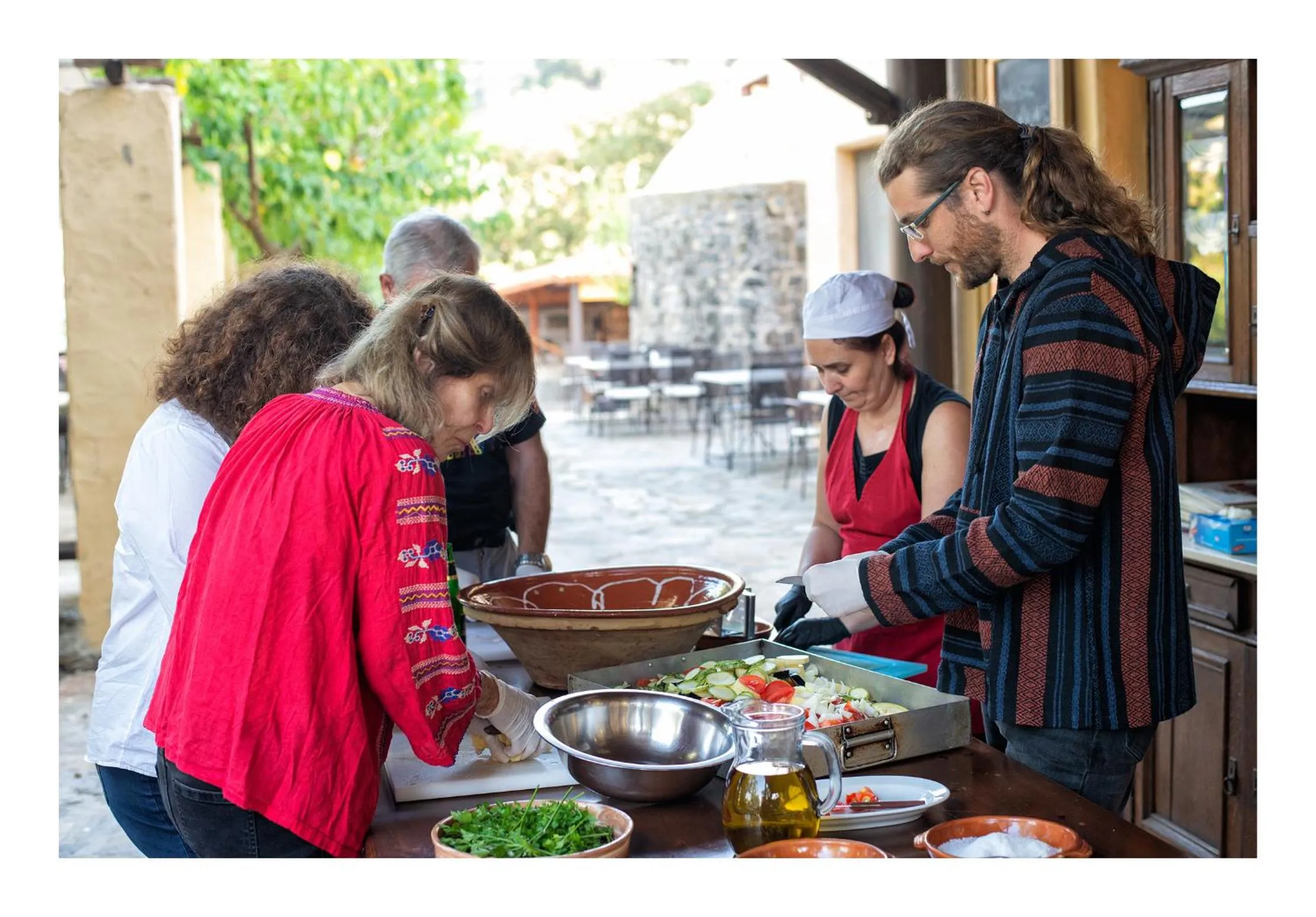 People in Enagron Ecotourism Village