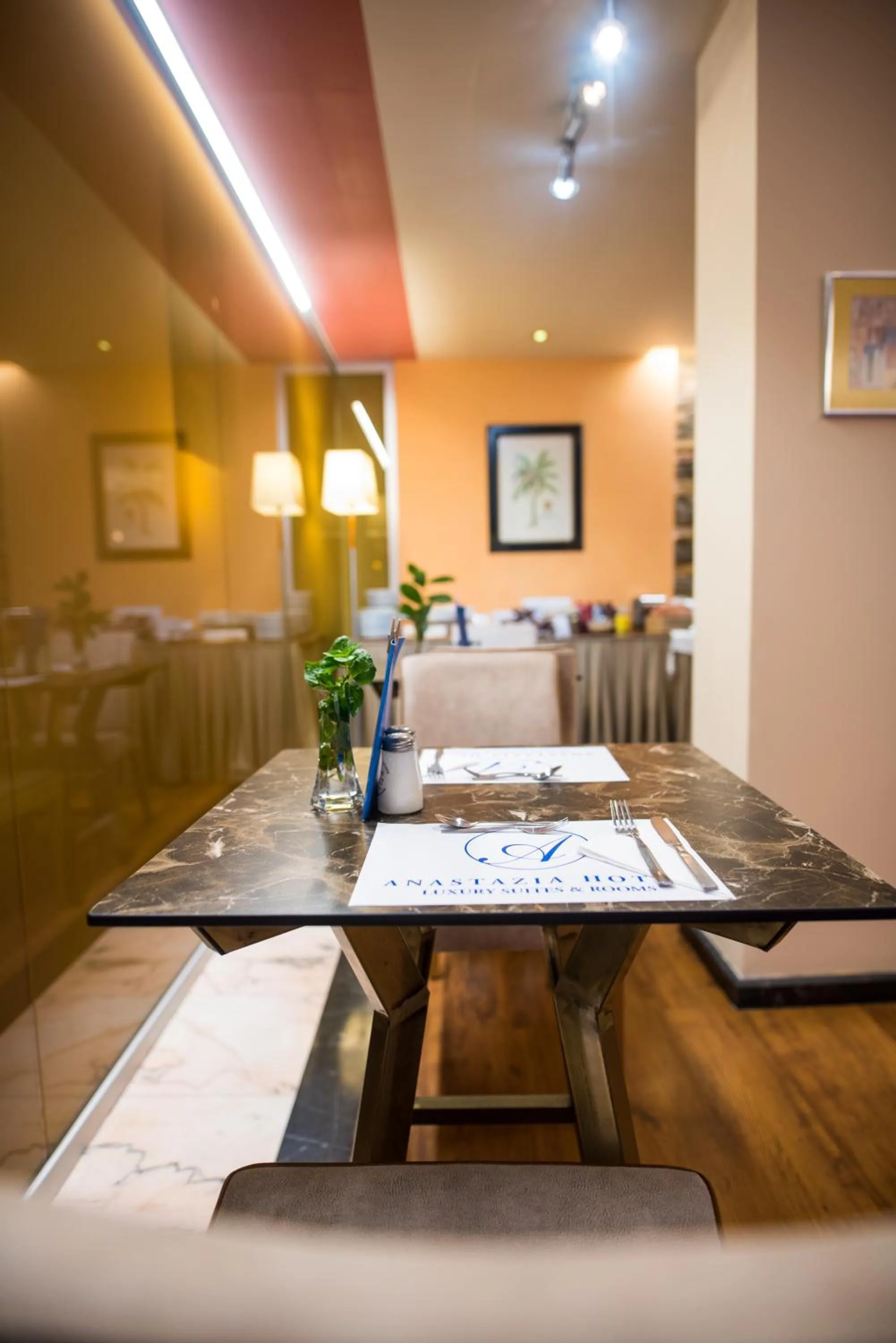 Lounge or bar in Anastazia Luxury Suites & Spa