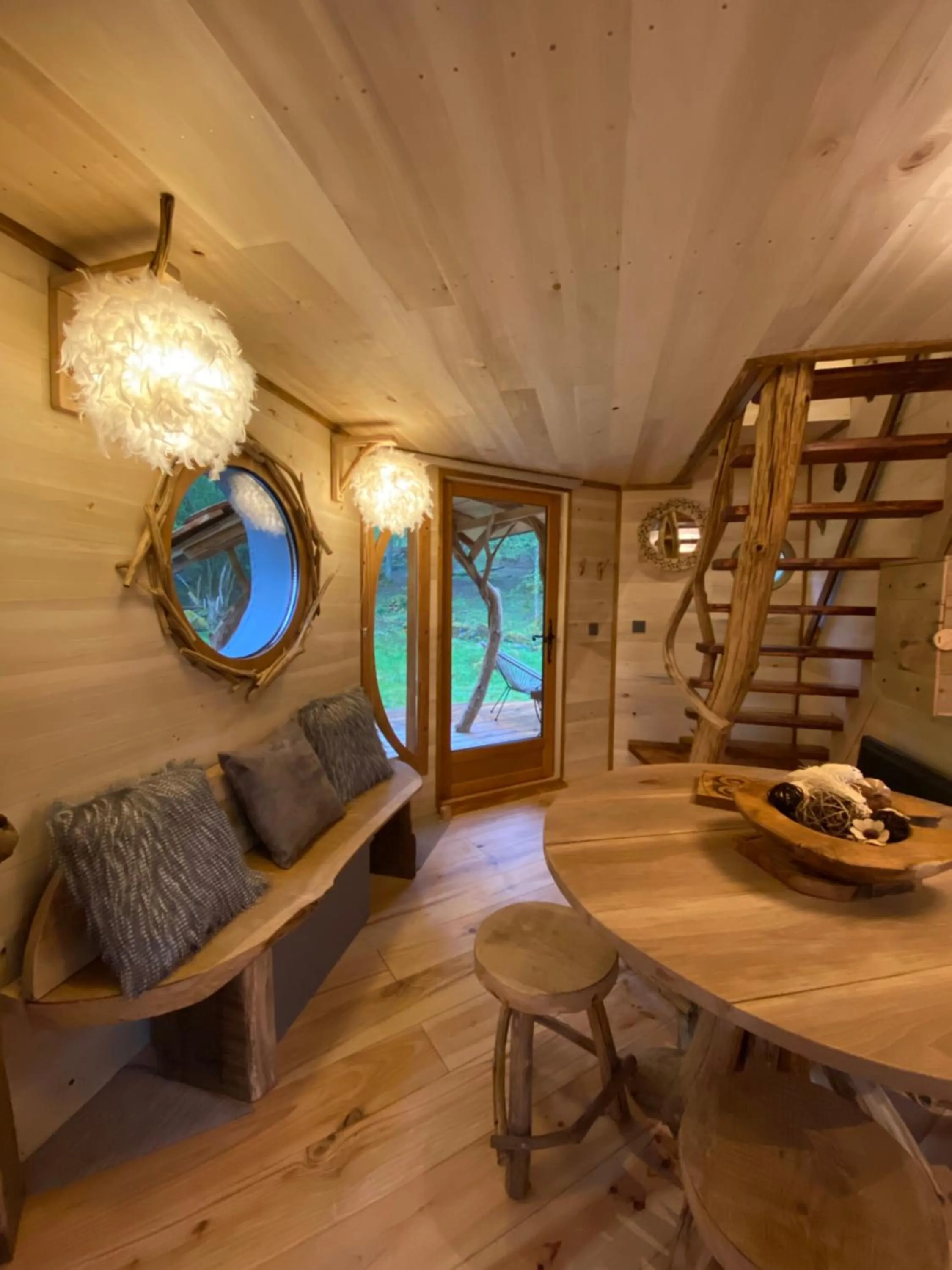 Seating area in Les Cabanes De Pyrene