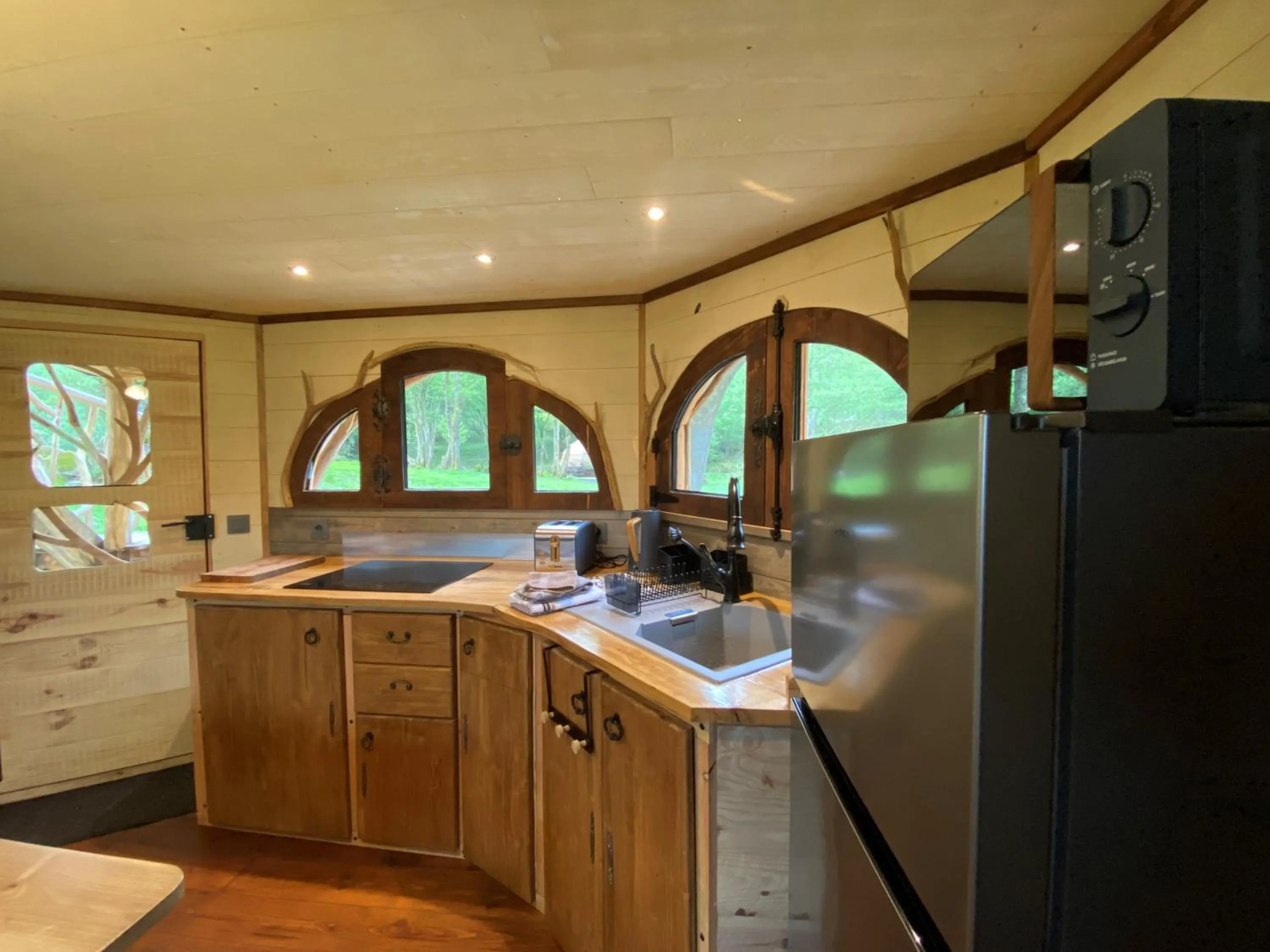 kitchen in Les Cabanes De Pyrene
